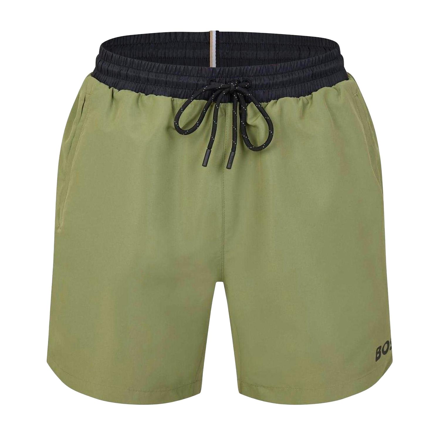 Boss Men's Blue Starfish Swim Shorts - Sage - Xxl - Sage - 100% Mixed
