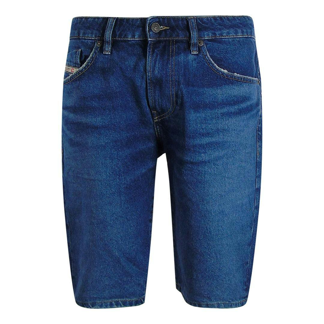 Diesel Men's Blue Slim Shorts - Denim - 31R - Denim - 100% Cotton