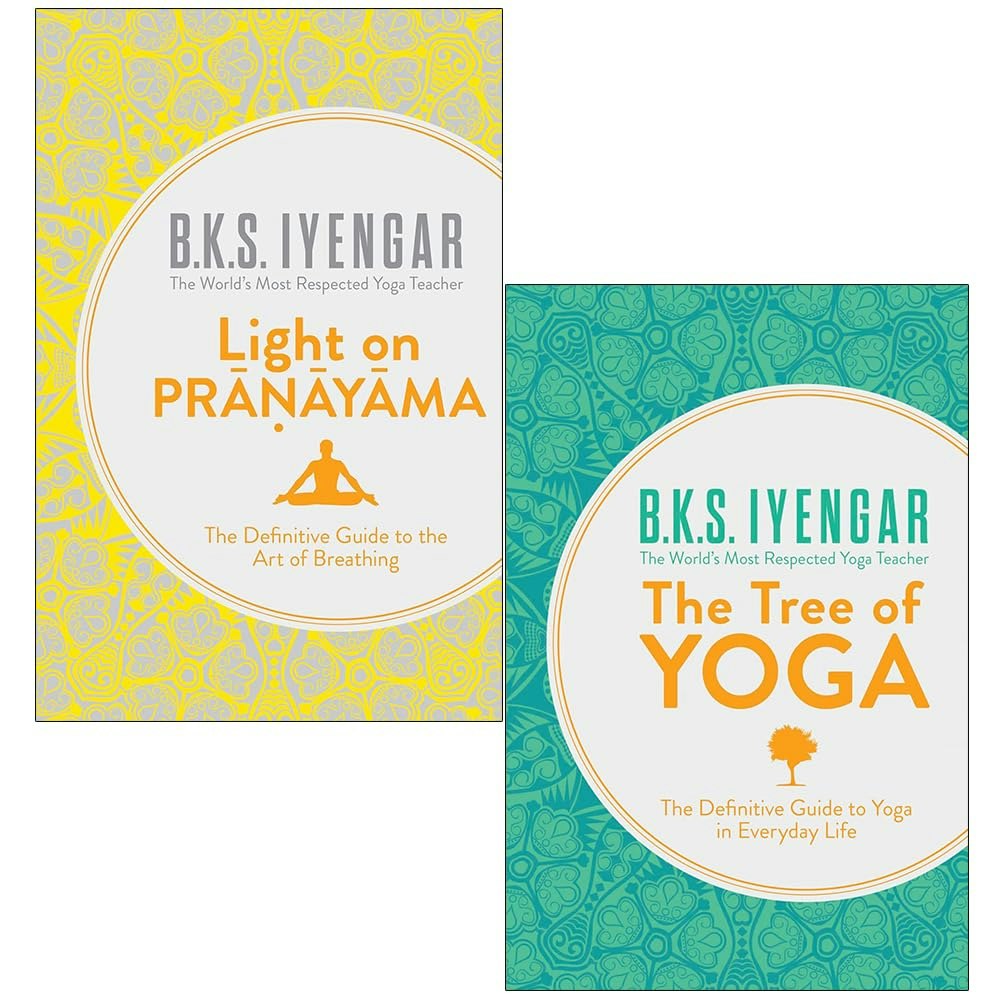 Books4people Light B.k.s. Iyengar Collection 2 Books Set ( On Pranayama & The Tree Of Yoga)