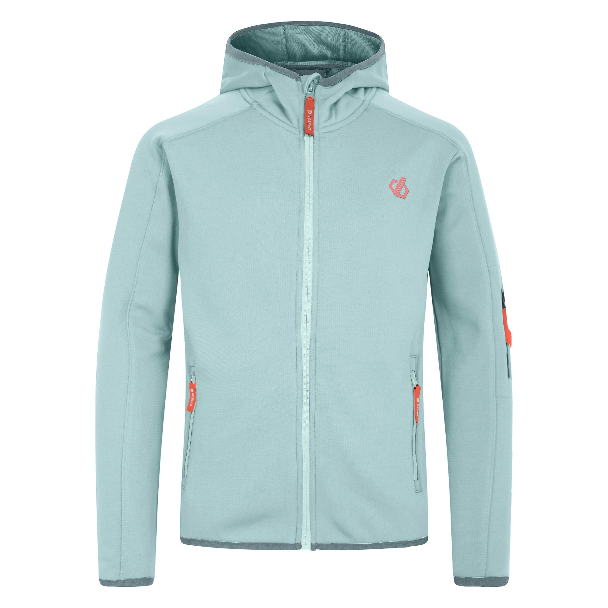Dare 2B Childrens/Kids Explore Marl Fleece Jacket - Aquifer - 7-8 Years - Aquifer