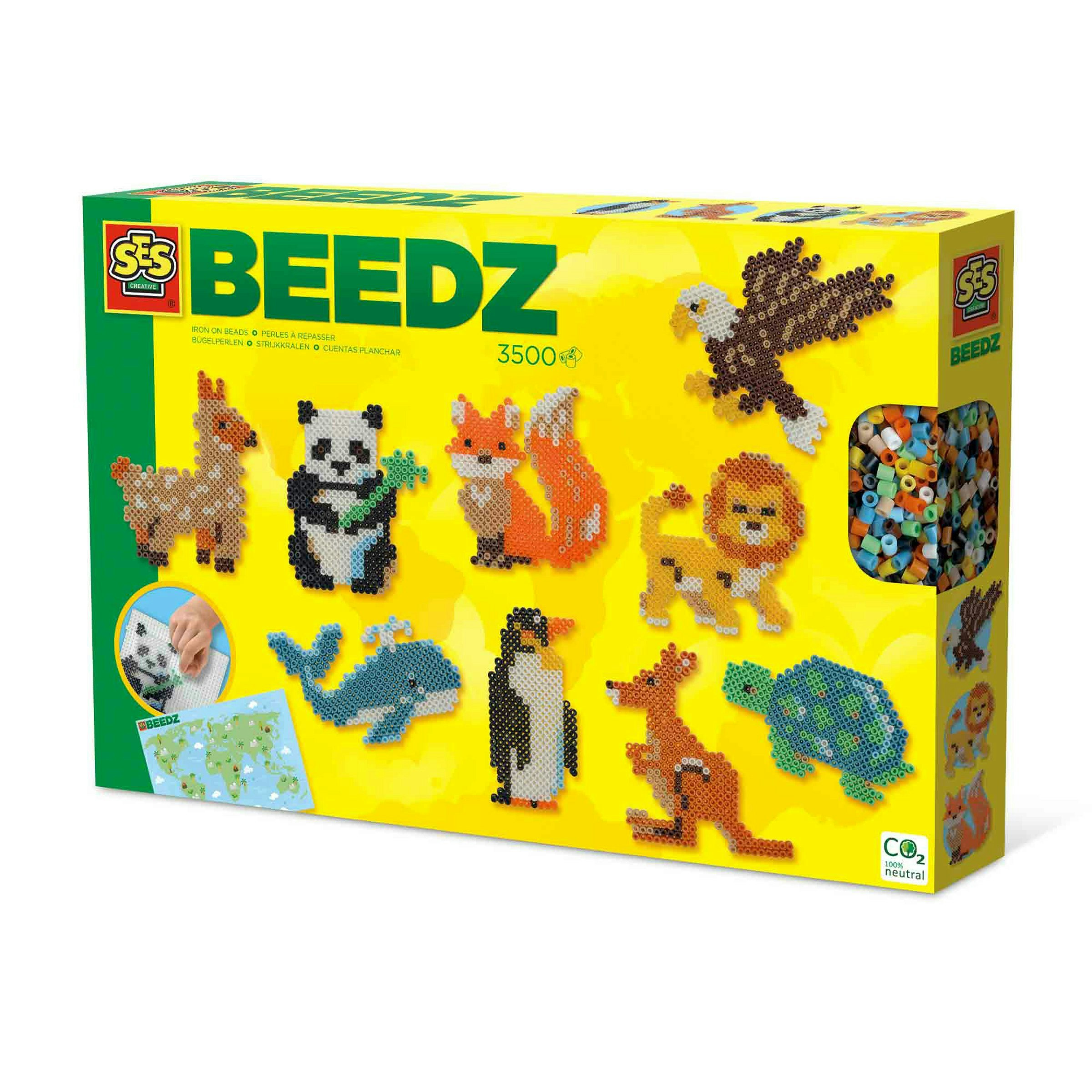 Ses Creative Iron On Beads - World Animals