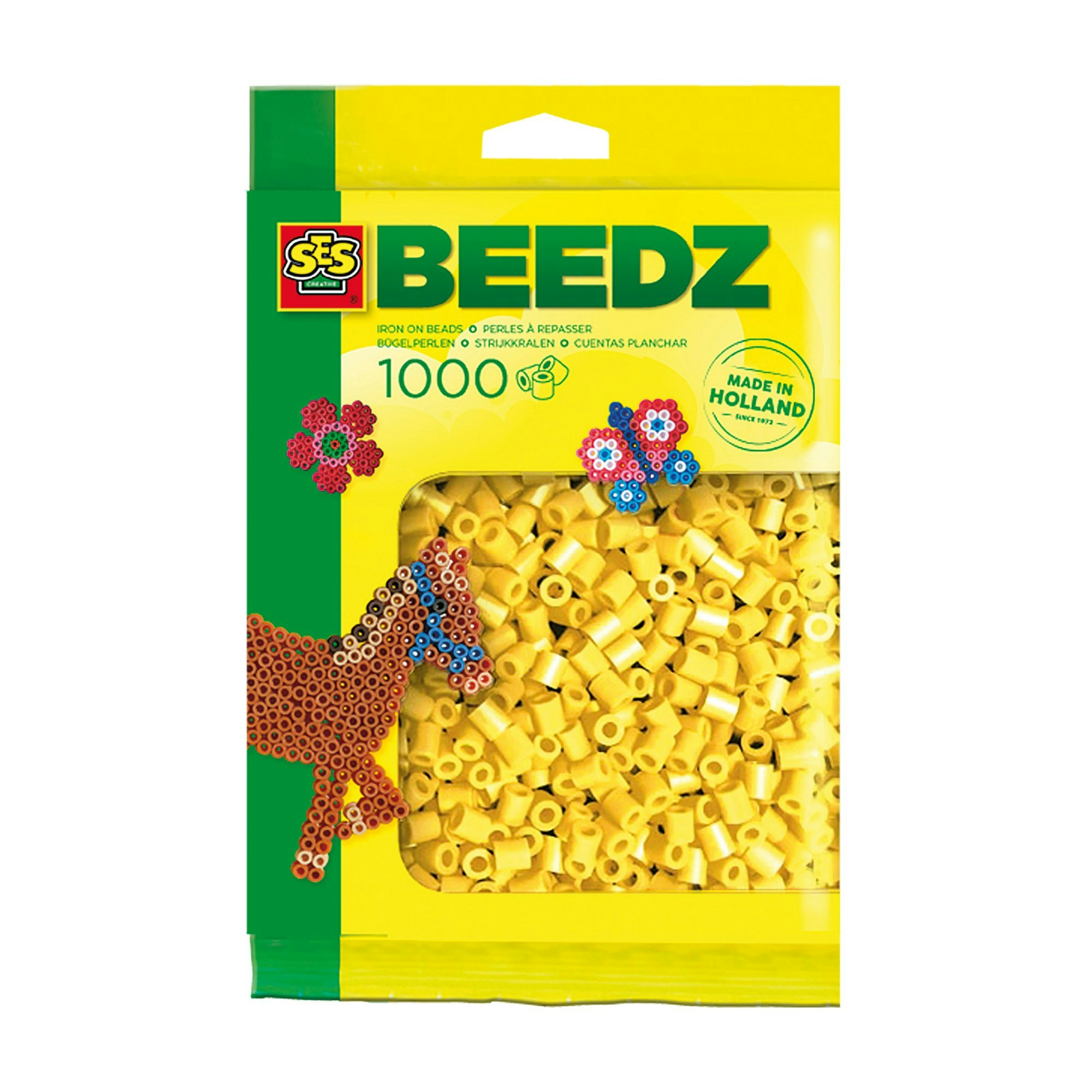 Ses Creative Yellow Iron On Beads 1000