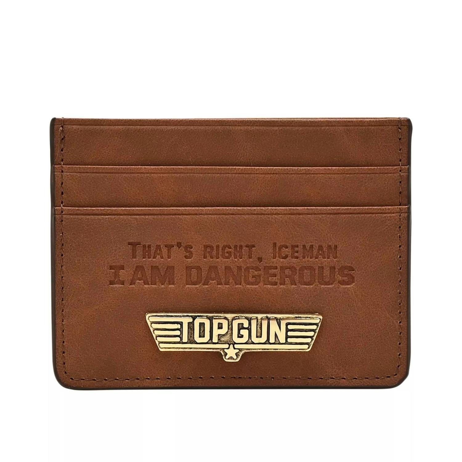 Widdop & Co Top Gun Card Holder Wallet Tan - Tan - Pu Leather - Card Holder