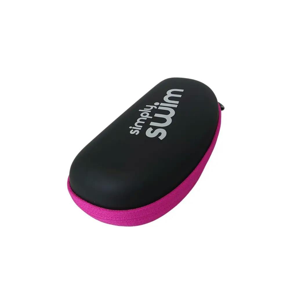 Simply Swim Pink Soft Touch Swim Goggle Case
