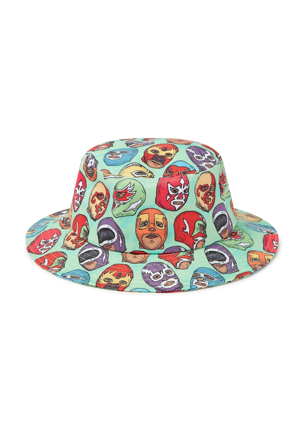 Boardies Green Kids Lucha Libre Bucket Hat - 6-18 M