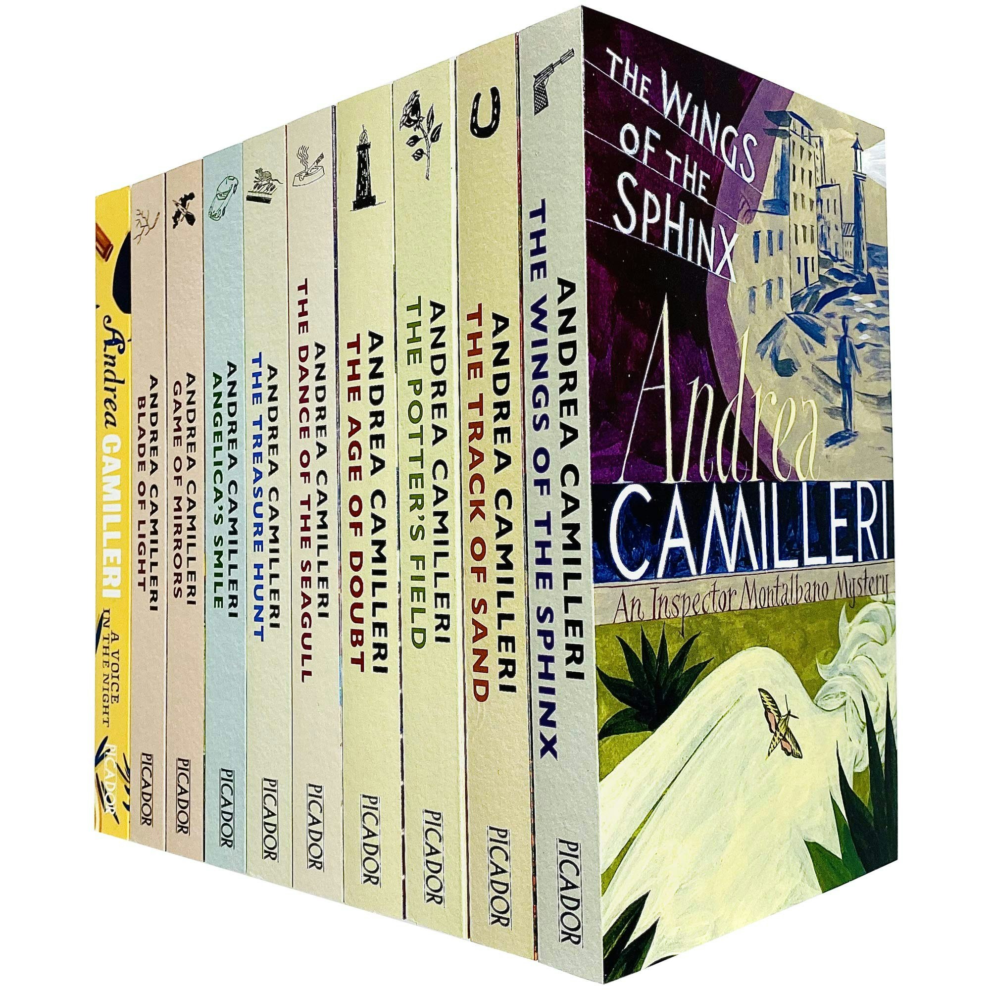 Picador Inspector Montalbano Mysteries Series 2 Collection Set By Andrea Camilleri Books 11-20