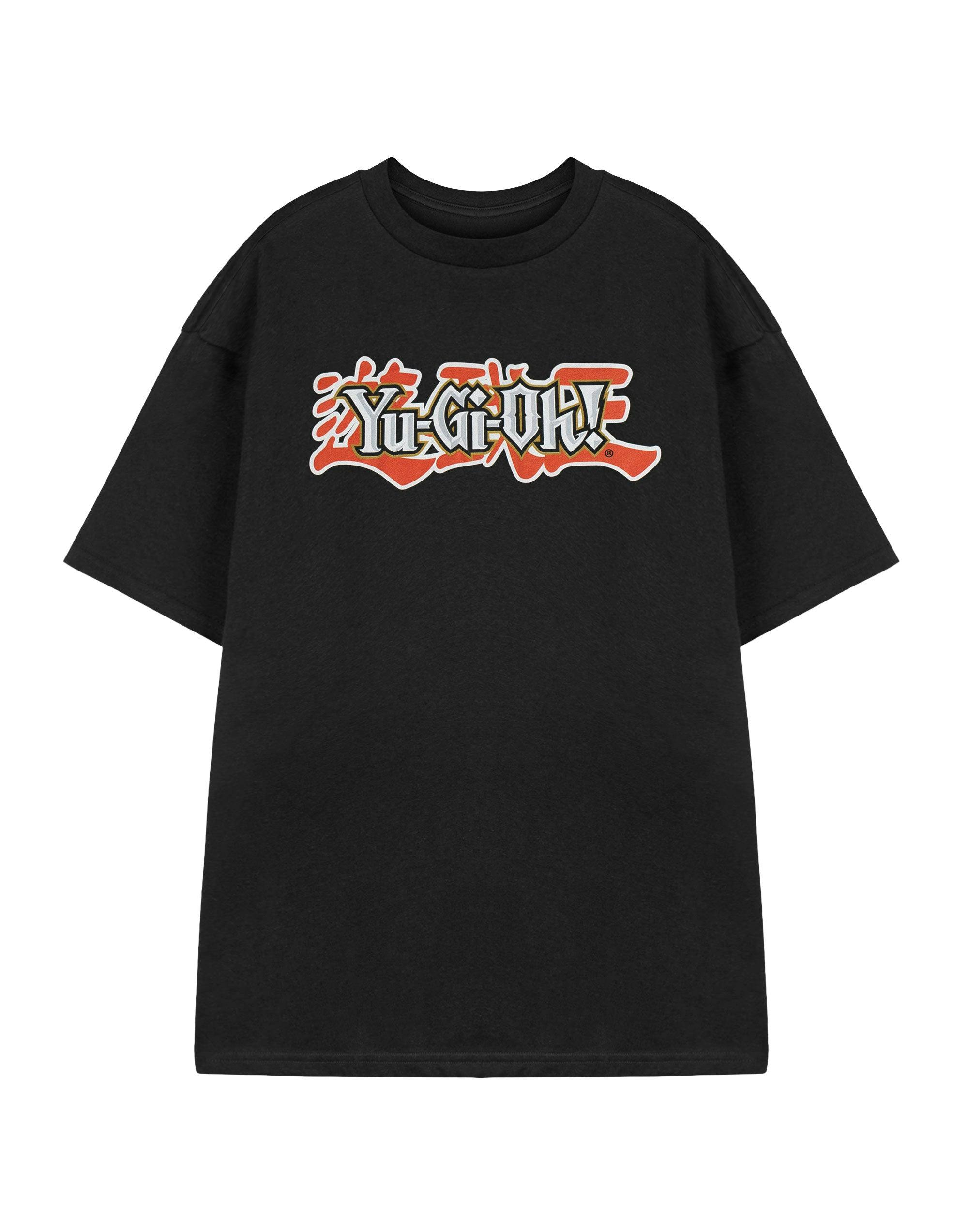 Vanilla Underground Men's Black Yu Gi Oh Logo Short Sleeved T-Shirt - Small