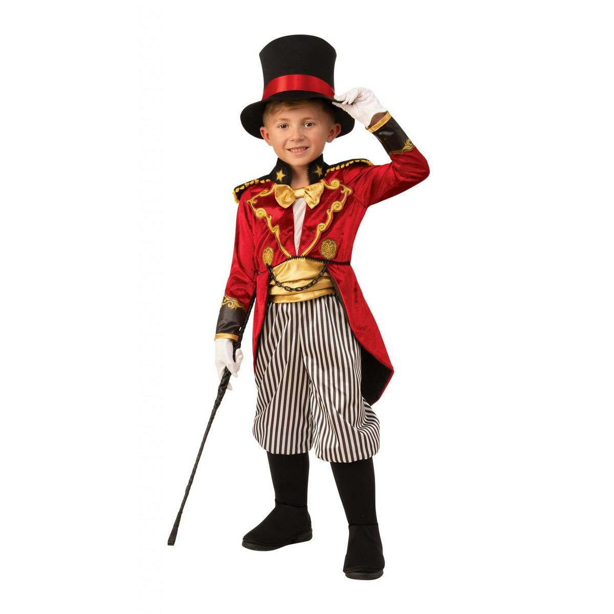 Bristol Novelty Kids Ringmaster Costume Top & Bottoms - Multicoloured - L - Multicoloured