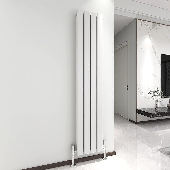 Mcc Direct Anthracite Radiator Double Panel 1600X408mm Flat Panel Vertical Column Radiator