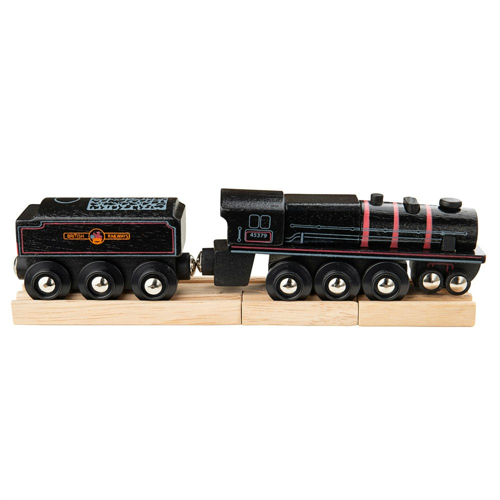 Bigjigs Rail Black Heritage Collection 5 Engine