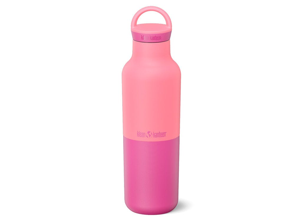 Rackhams Pink 592Ml Rise Insulated Classic Water Bottle With Arch Loop Cap - Lemonade