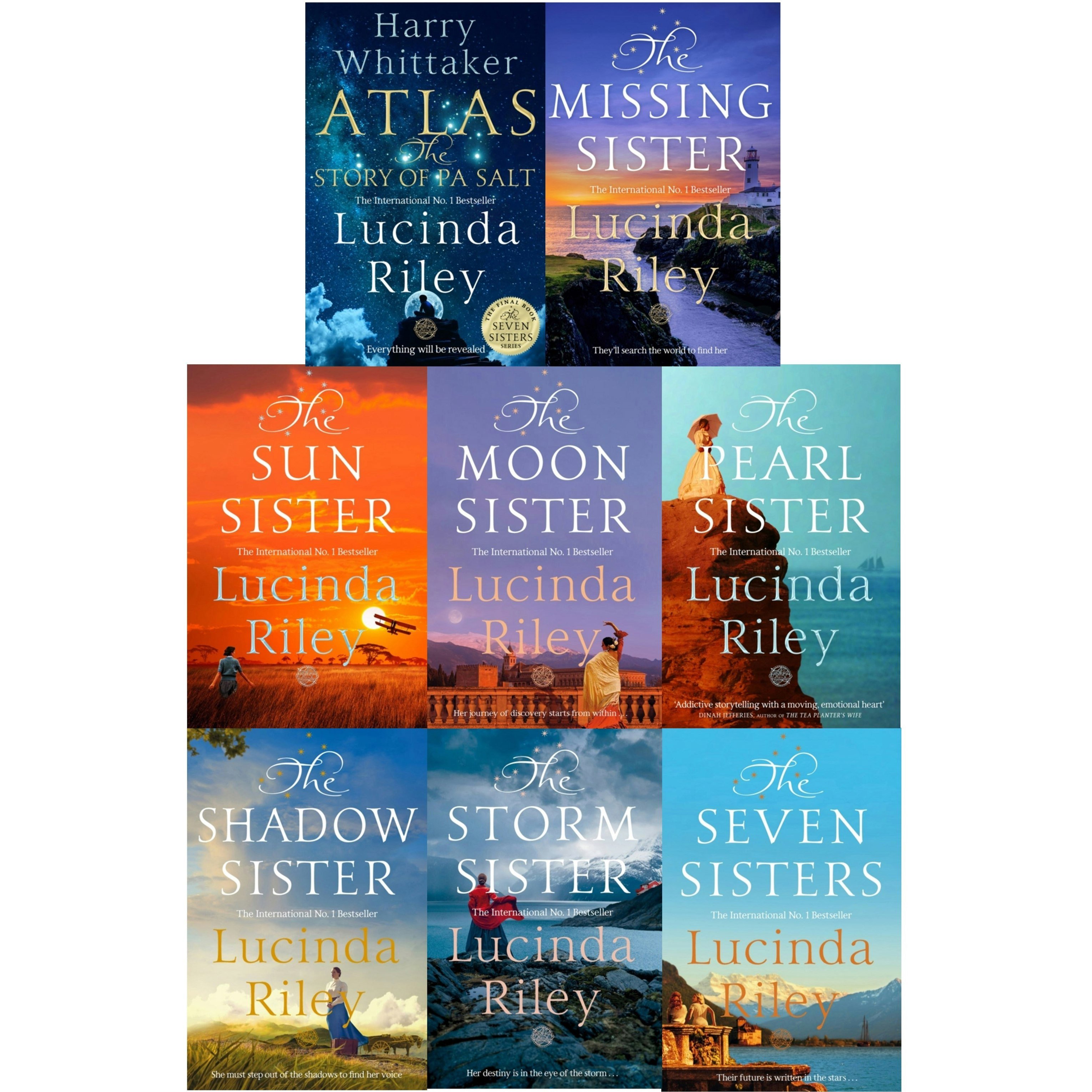 Pan Macmillan Boys Lucinda Riley Seven Sister 8 Books Collection