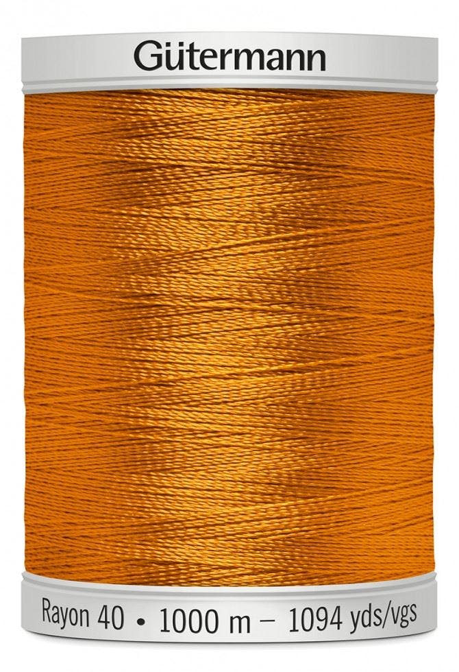 Gutermann No 40 Sulky Rayon Embroidery Thread 1000M Rayon Thread Suitable For Embroidery - 1065 - 1000 Metres