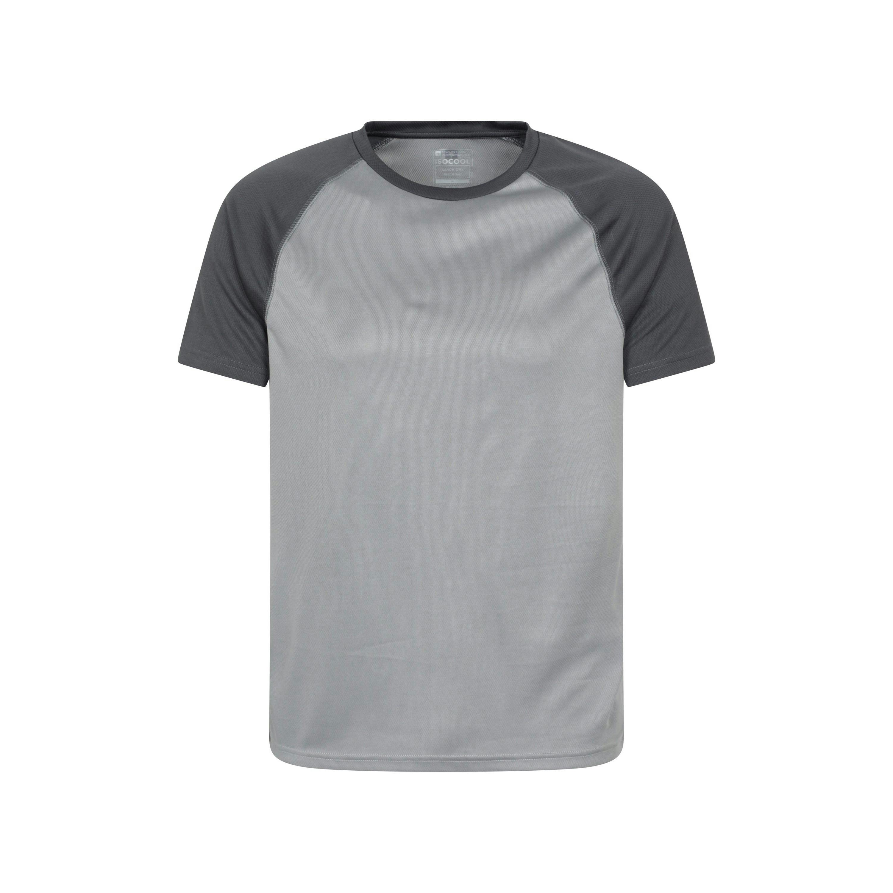 Mountain Warehouse Men's Silver Endurance Isocool T-Shirt - S - 100% Polyester