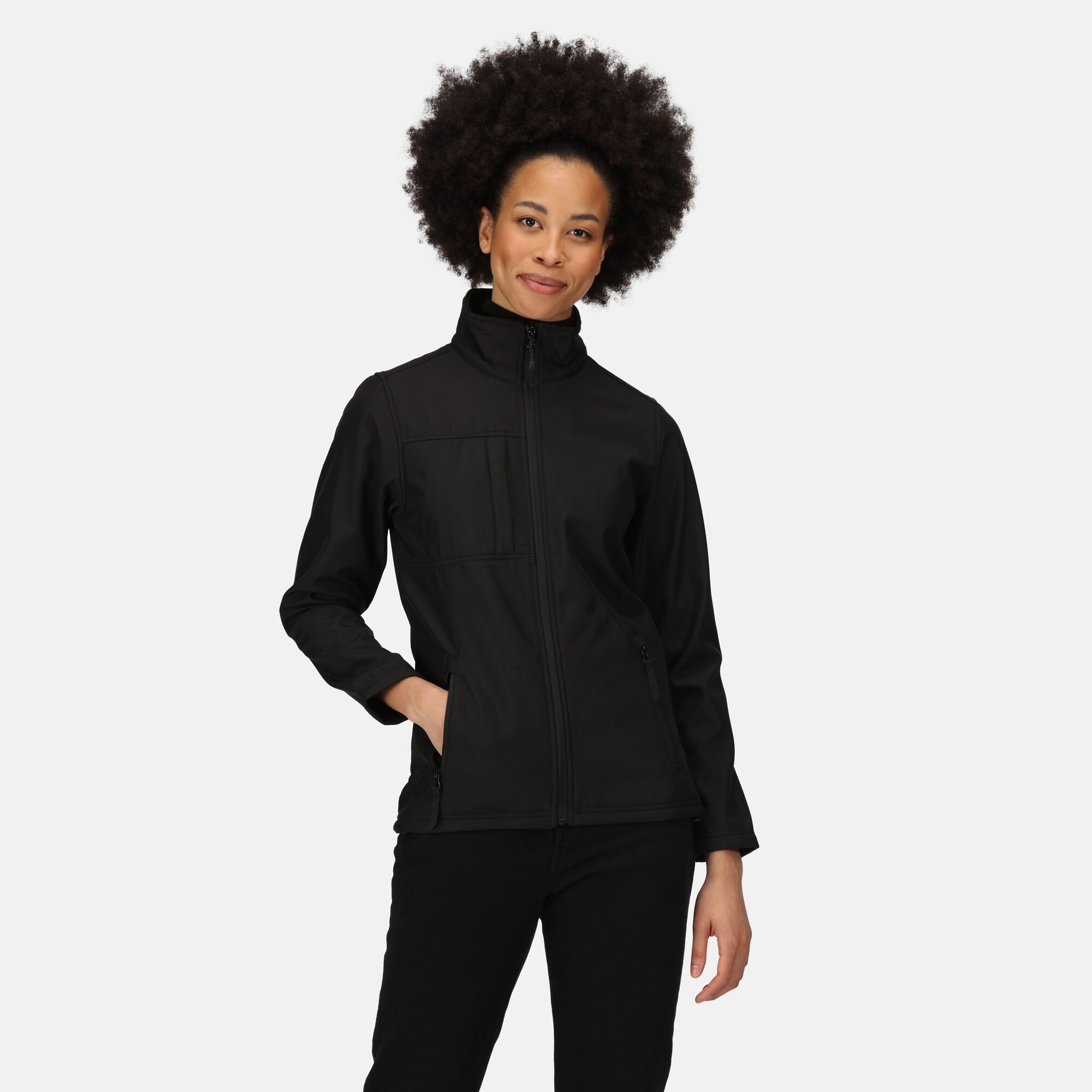 Regatta Women's Black Octagon Ii Waterproof Soft Shell Jacket - / - Size 22