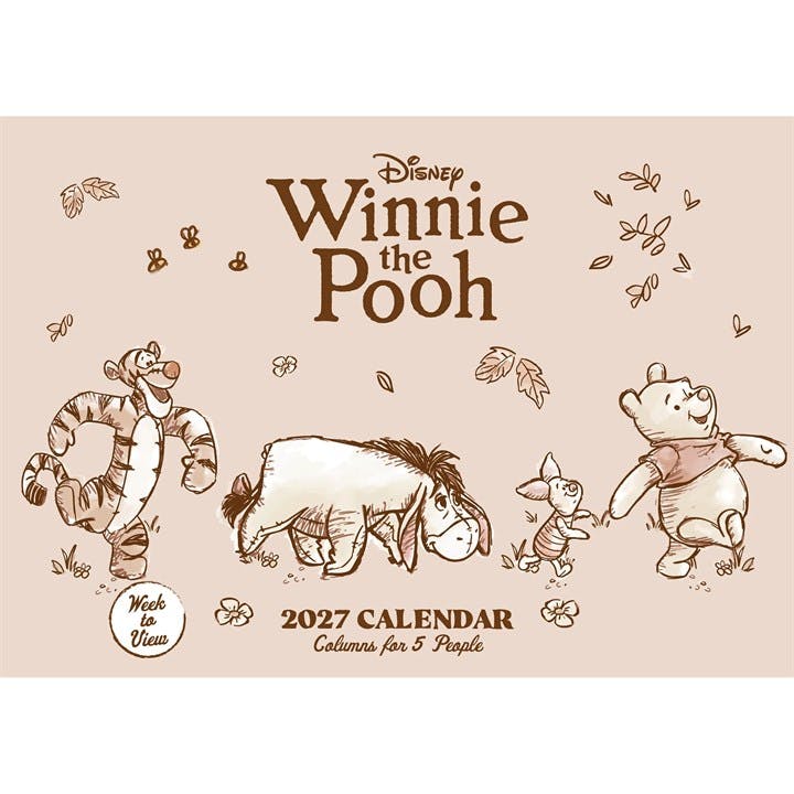 Winnie the Pooh 2027 A4 Organiser Wall Calendar Official Licensed Disney Calendar, A4 Format Family Planner, Monthly Layout Featuring Classic Hundred Acre Wood Artwork, for Busy Families - Image 4