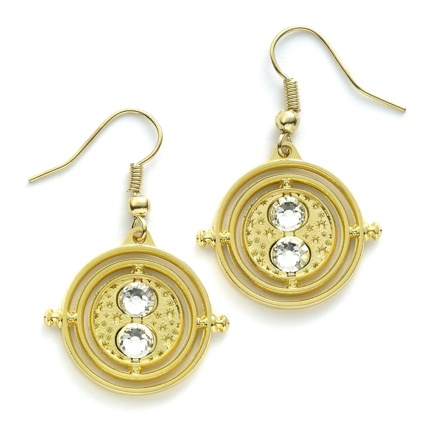 The Carat Shop Gold Harry Potter Time Turner Drop Earrings