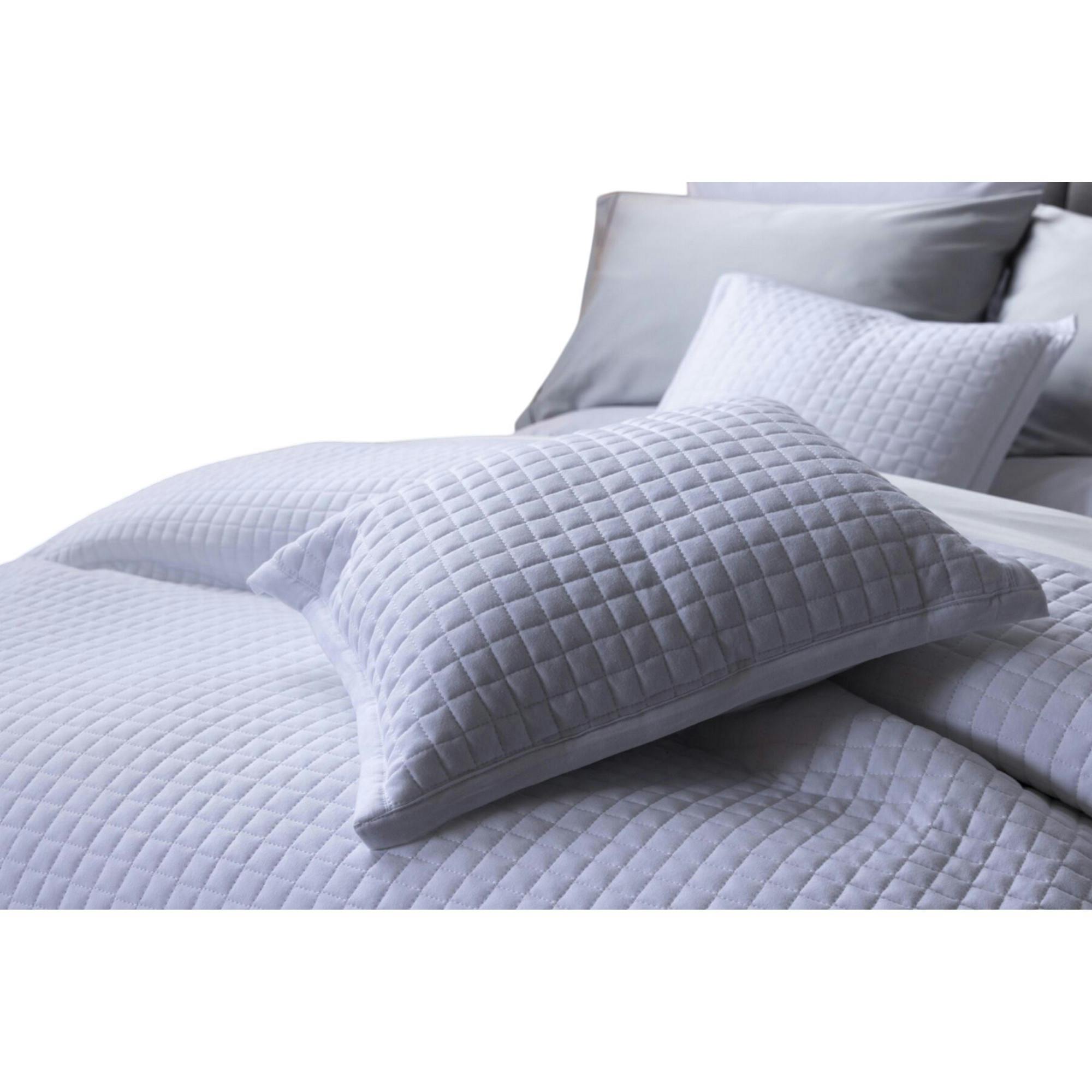 Rackhams White Crompton Filled Cushion - One Size - 60% Cotton/40% Polyester