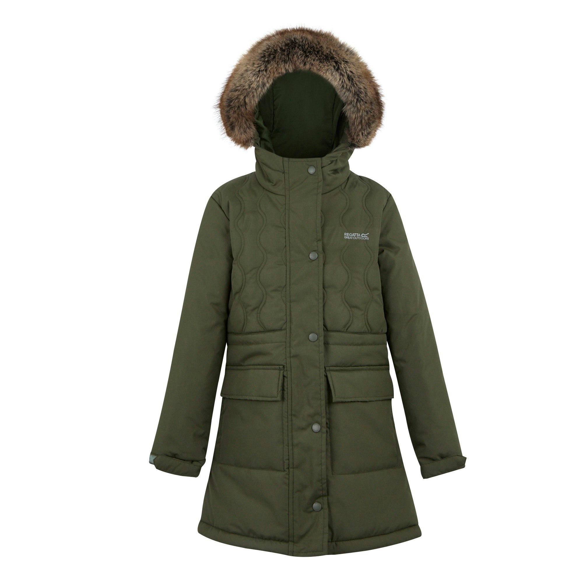 Regatta Childrens/Kids Fabrizia Ii Quilted Jacket - Olive Night - 15-16 Years - Olive Night