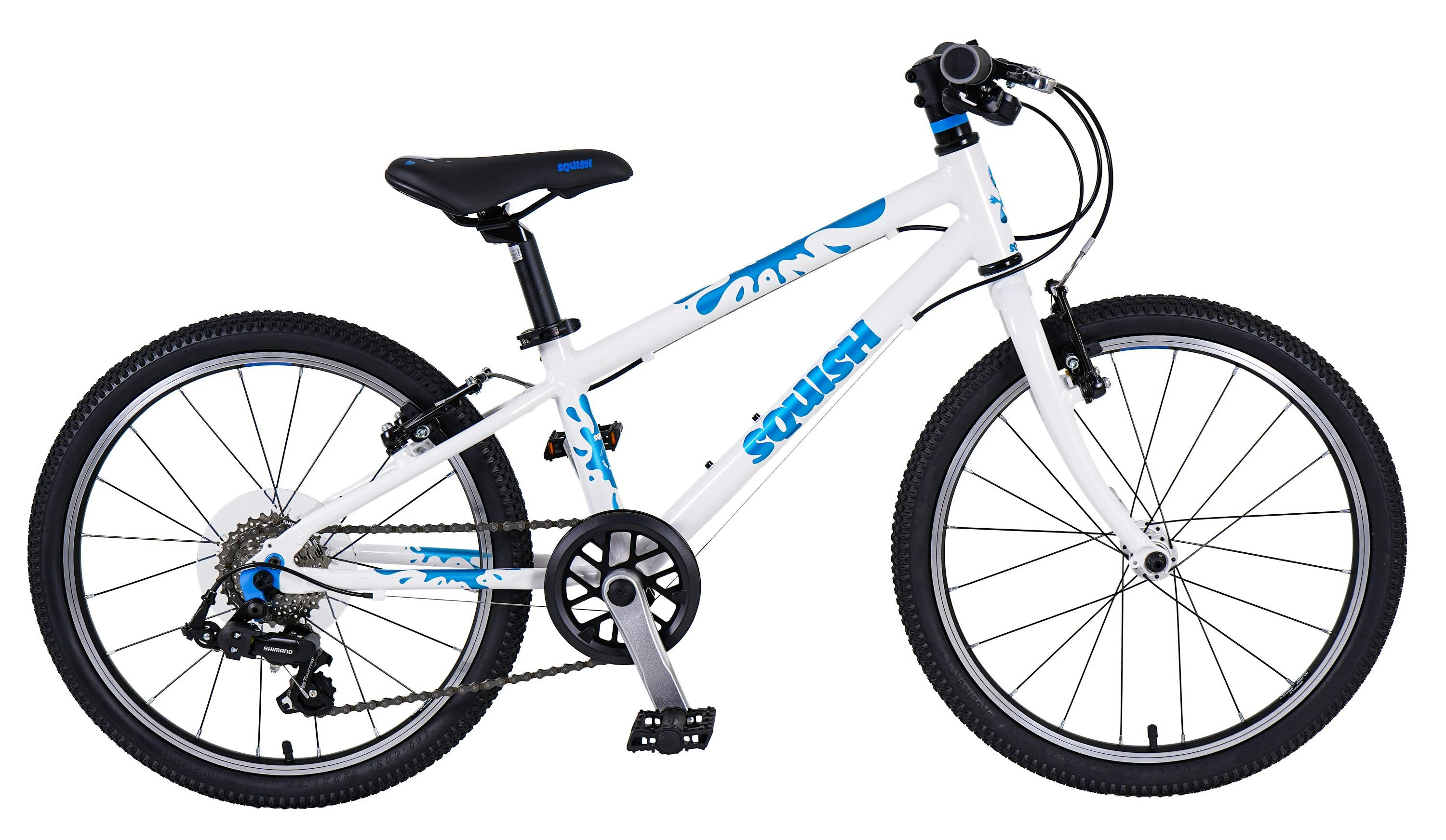 Squish 20" White/Blue Kids Bike - Lightweight 7 Speed - Image 4