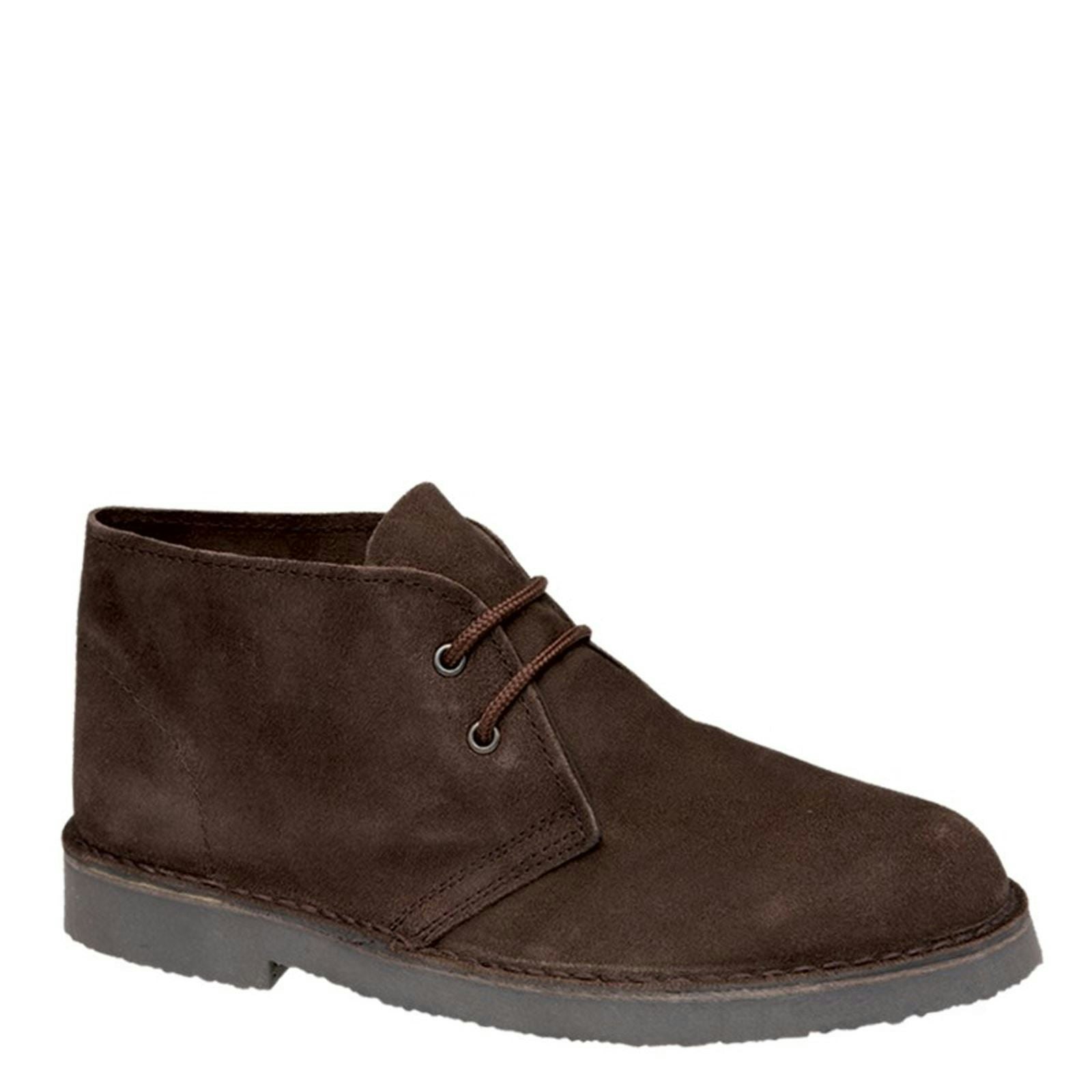 Roamers Men's Dark/Brown M 467 Desert Boots - 14 Uk