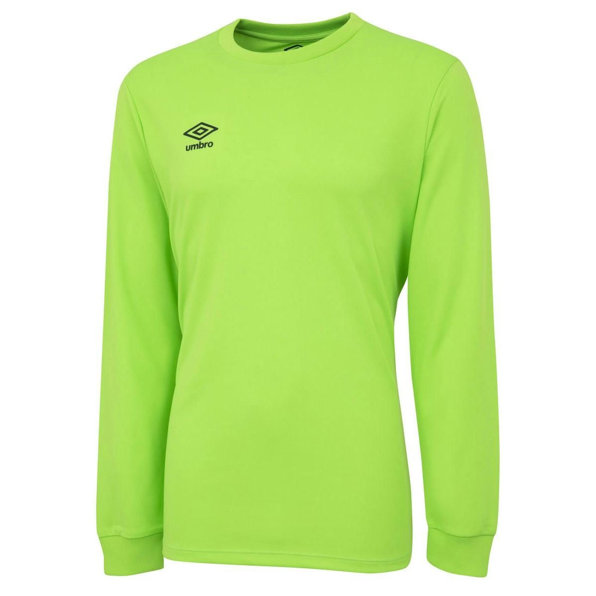 Umbro Men's Green Club Long-Sleeved Jersey - Gecko - Gecko - Xl - 100% Polyester