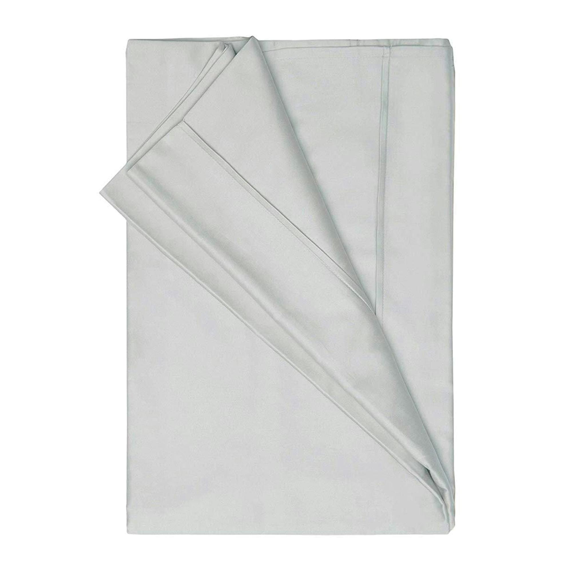 Belledorm Egyptian Cotton Plain Flat Sheet - Platinum - Platinum - Single - 100% Egyptian Cotton