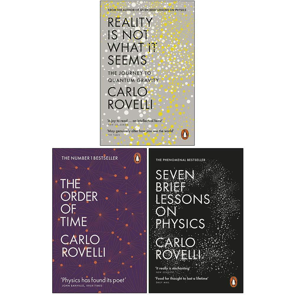 Penguin Black Carlo Rovelli 3 Book Collection Set - Reality Is Not What It Seems, The Order Of Time & Seven Brief Lessons On Physics - Paperback Popular Science - Image 5
