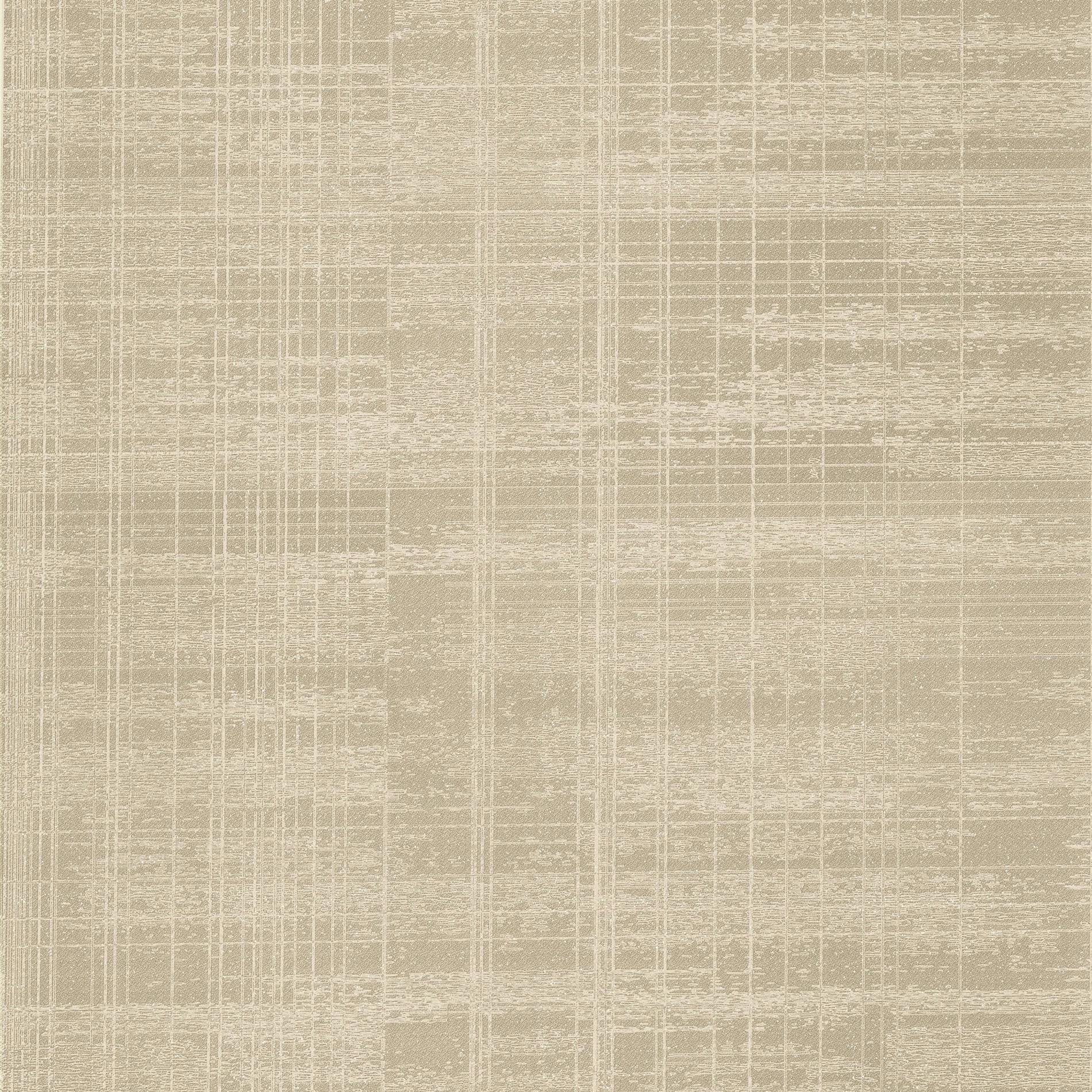 Boutique Lamont Weave Wallpaper - Chalk - 10M