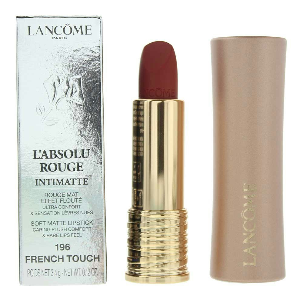Lancôme Pink L'absolu Rouge Intimatte 196 French Touch Lipstick 3.4G