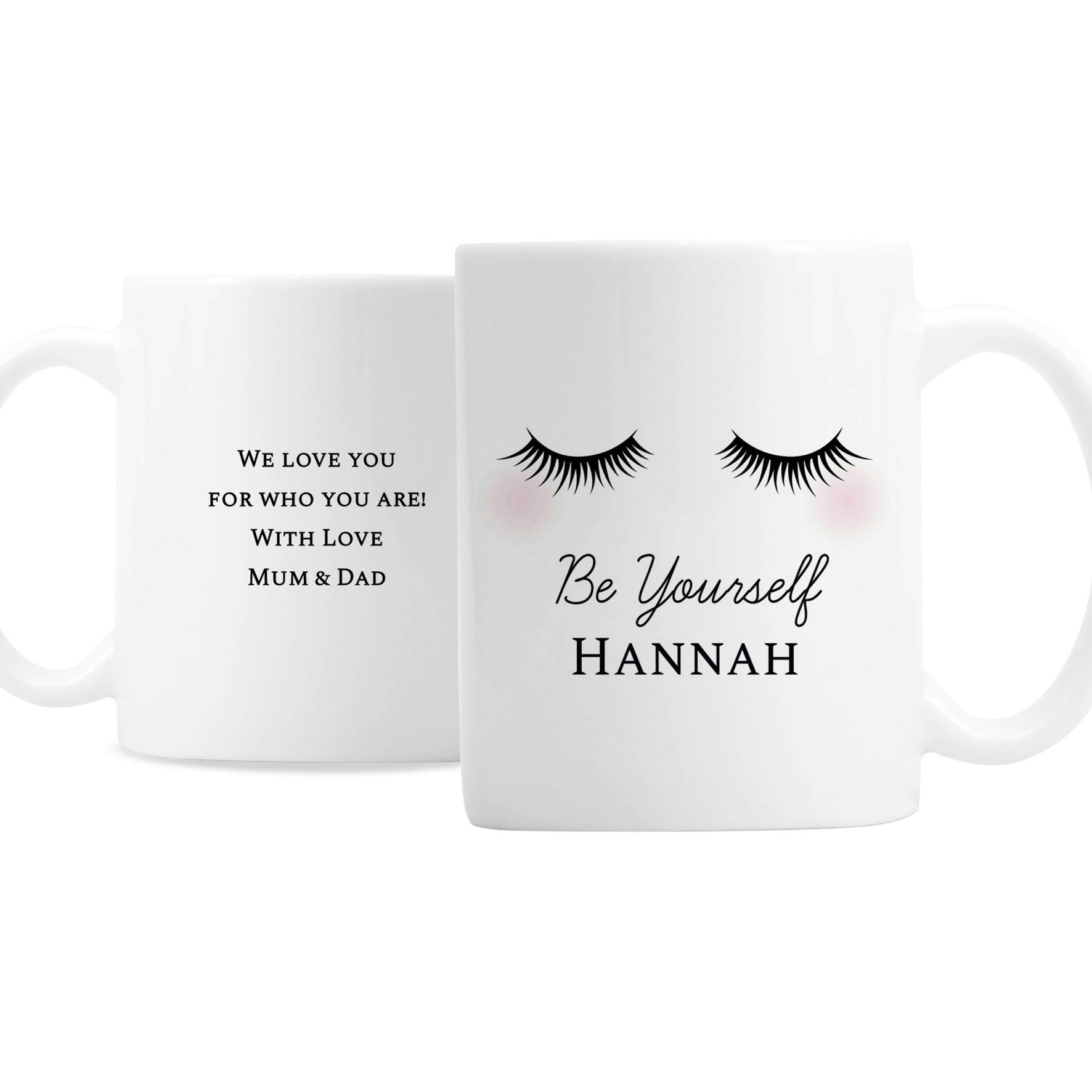 Personalised Memento Company Personalised Eyelashes Mug