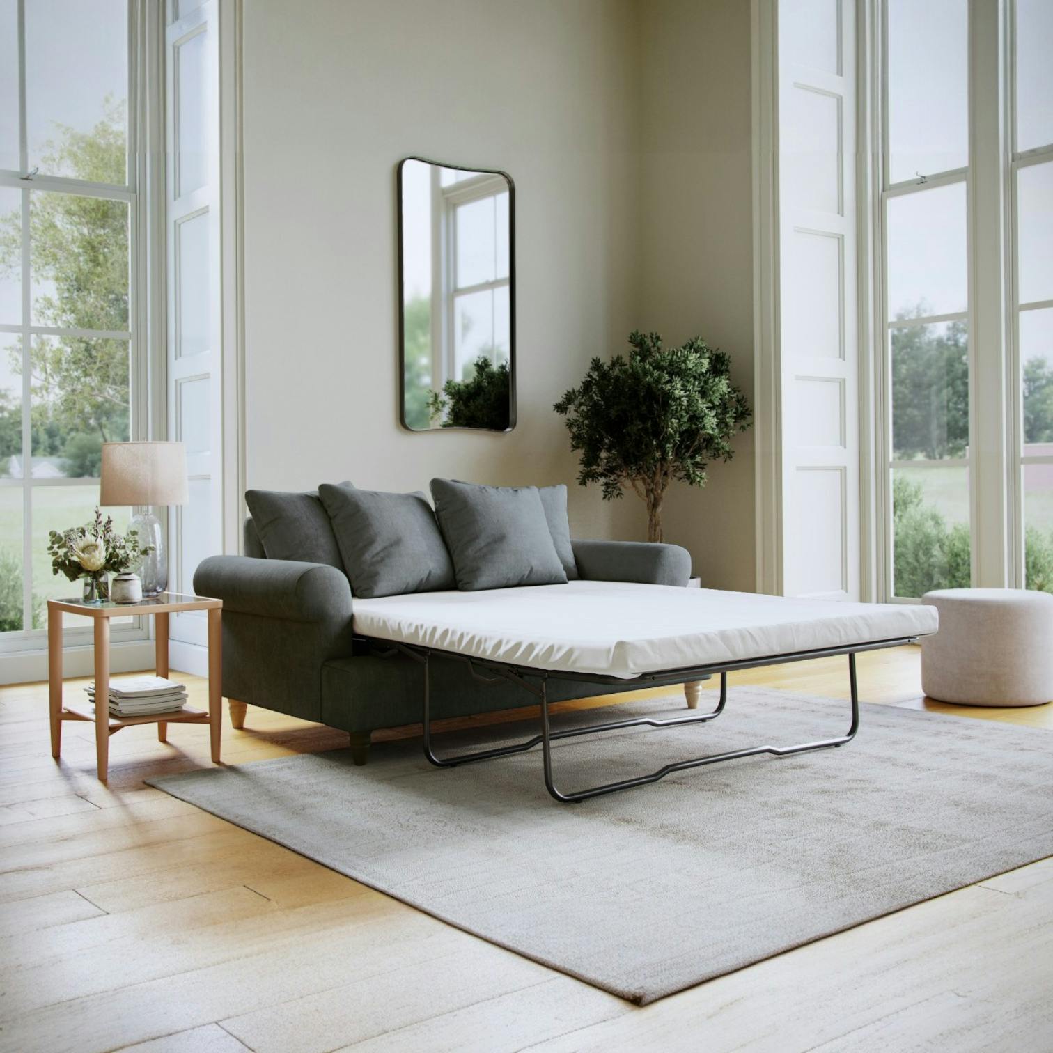 Rackhams Brentwood Sofa Bed - Slate