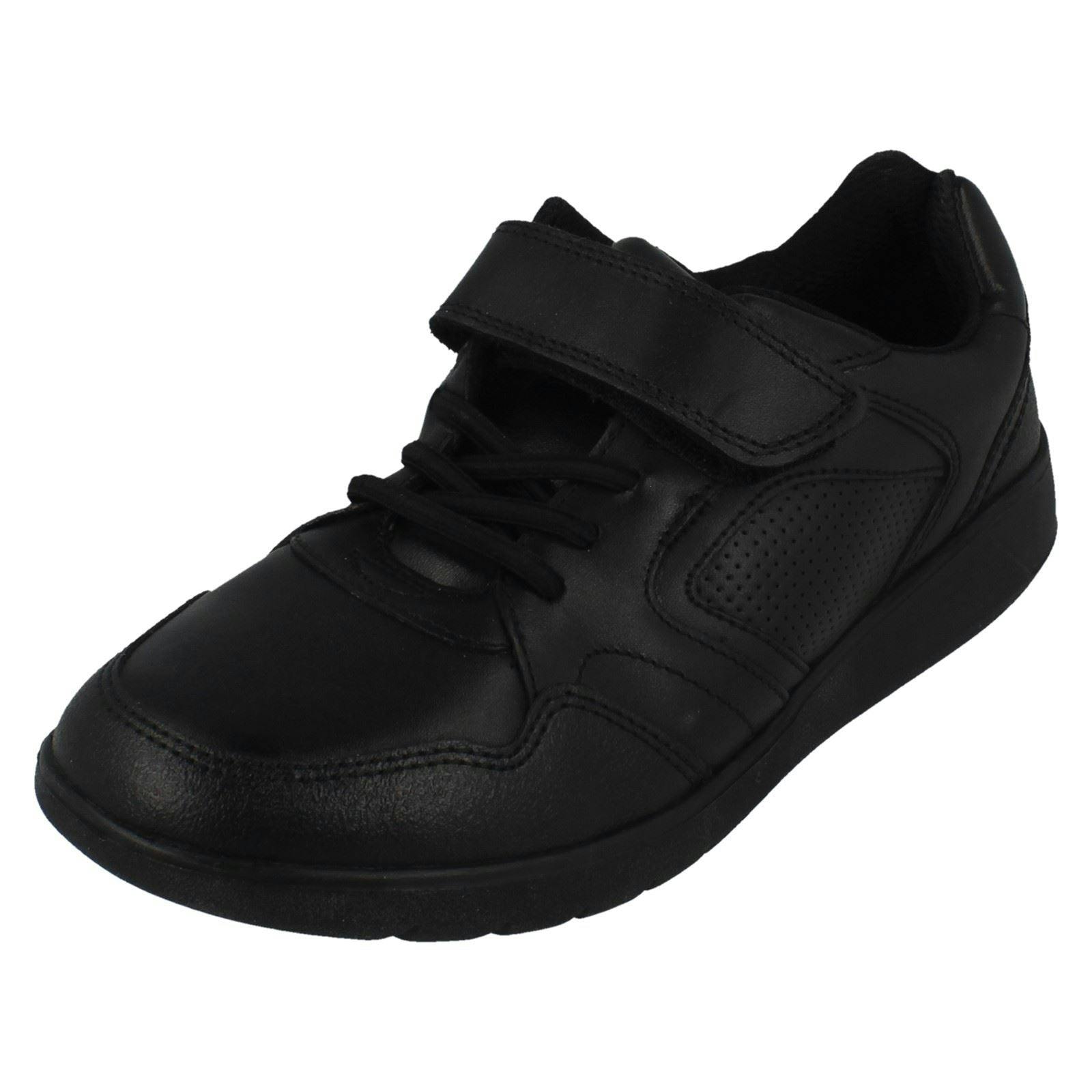 Clarks Boys Black Casual Trainers Scape Bright - Uk 5.5 Child - F