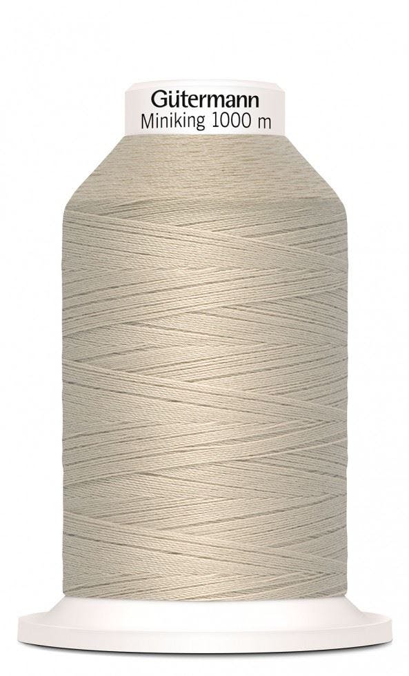 Gutermann Miniking Overlocker Thread 1000M Polyester Thread Suitable For Dressmaking - 722 - 1000 Metres
