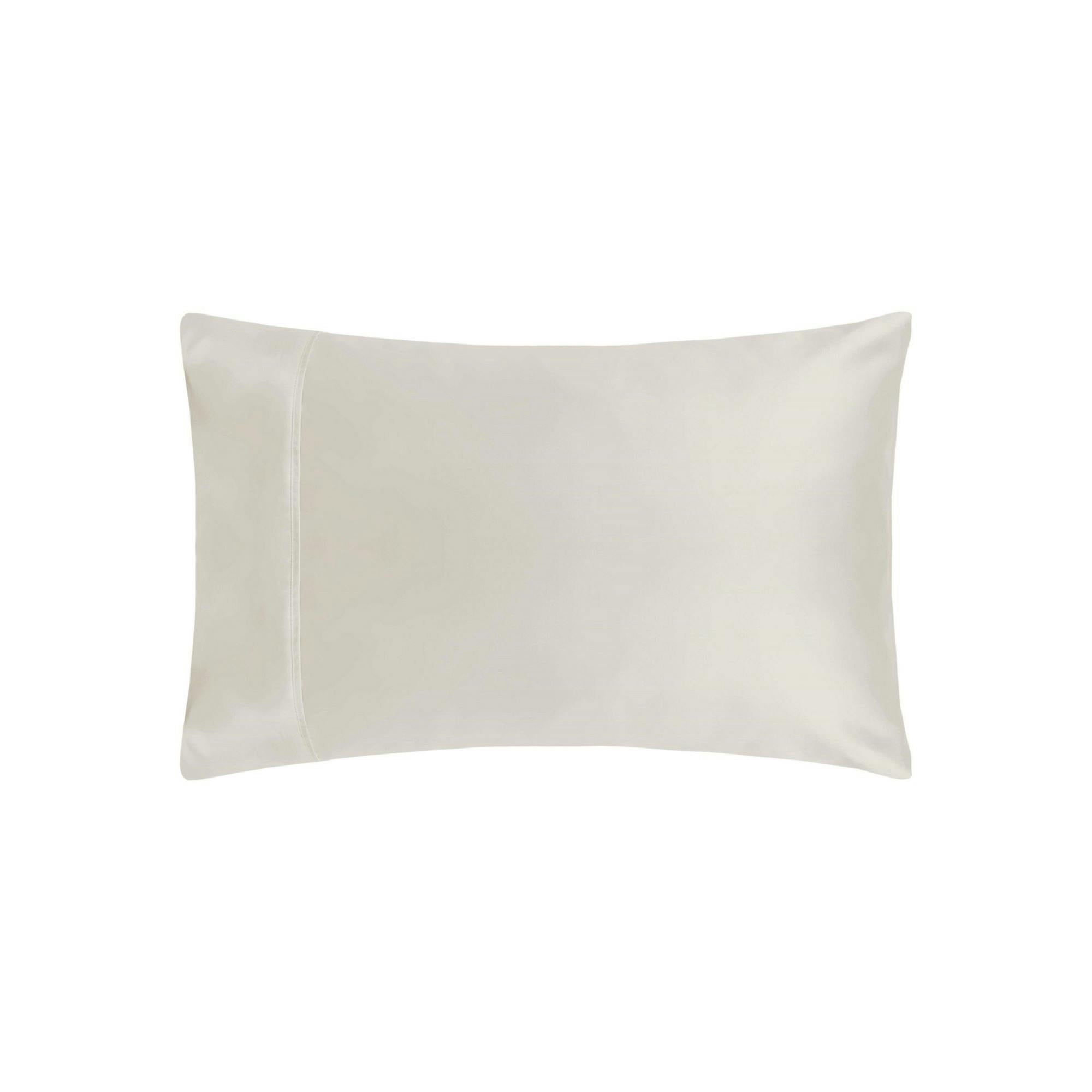 Belledorm Ivory Premium Blend 500 Thread Count Housewife Pillowcase (Pair) - One Size - 67% Cotton/33% Polyester