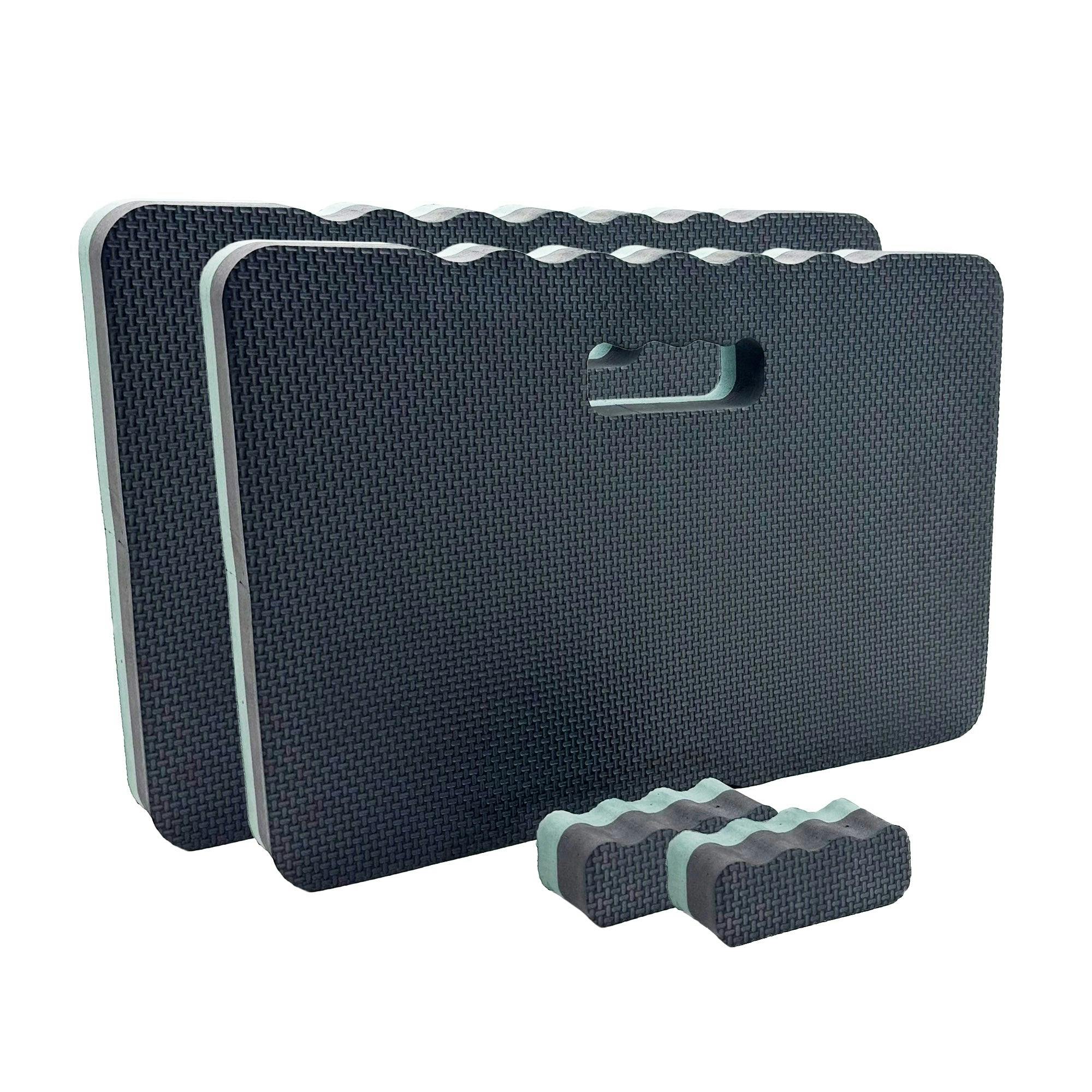 Nicoman Dark/Grey/Green Kneeling Pad Mat - 2Pcs