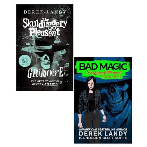 Skulduggery Pleasant Collection 2 Books Set by Derek Landy Grimoire, Bad Magic - Image 8