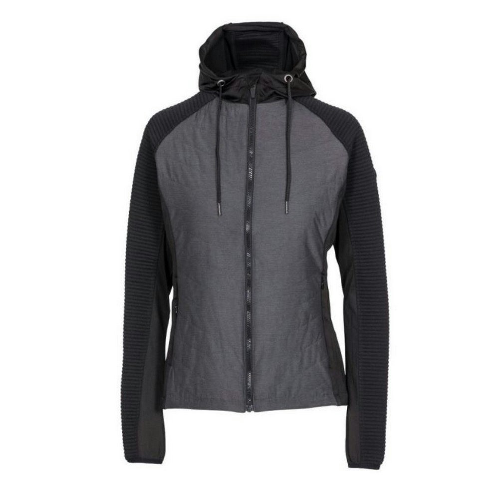 Trespass Women's Black Grace Sports Full Zip Hoodie - Medium