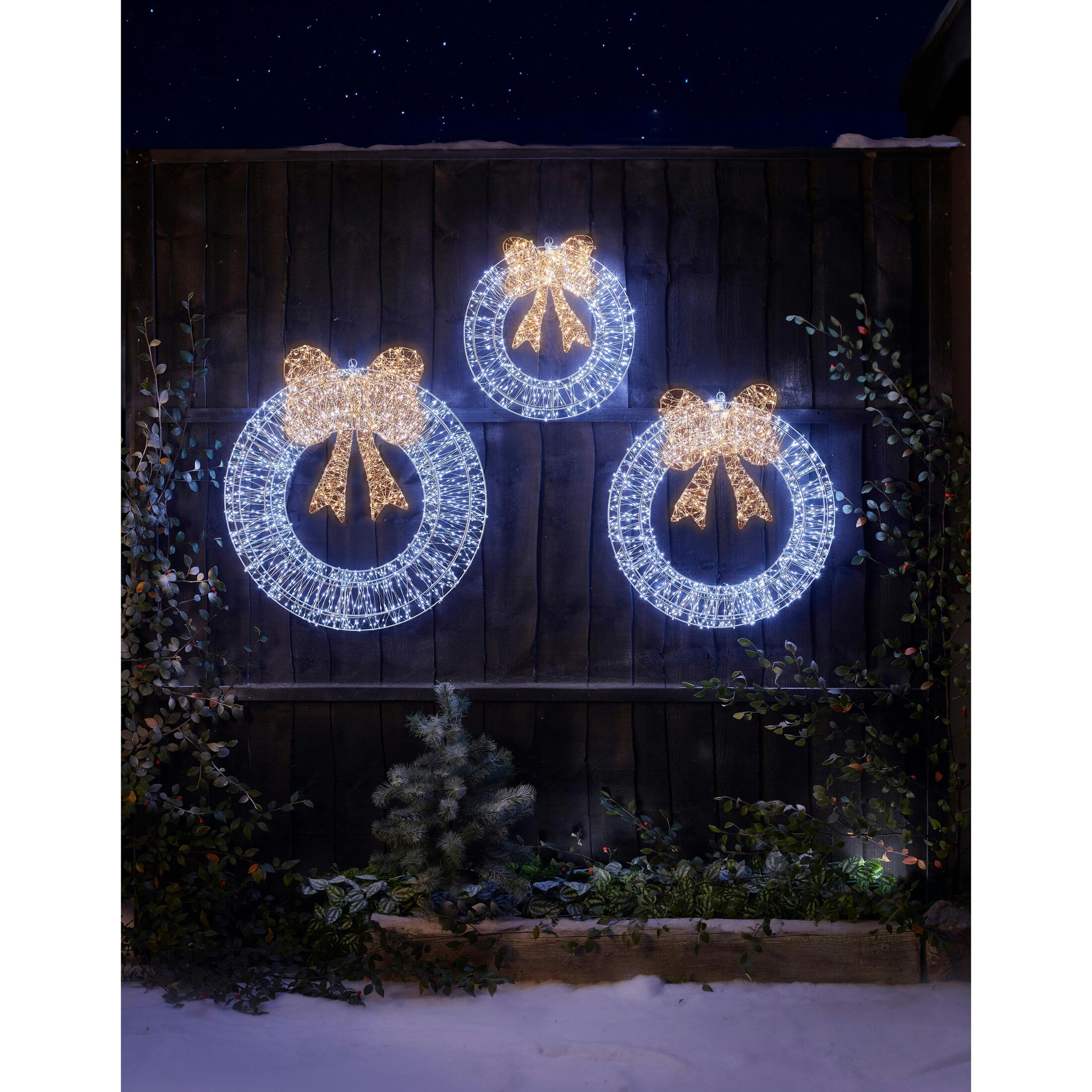 Mysmartbuy White 1440 Led Galaxy Wreath Cool 50Cm Lv - One Size