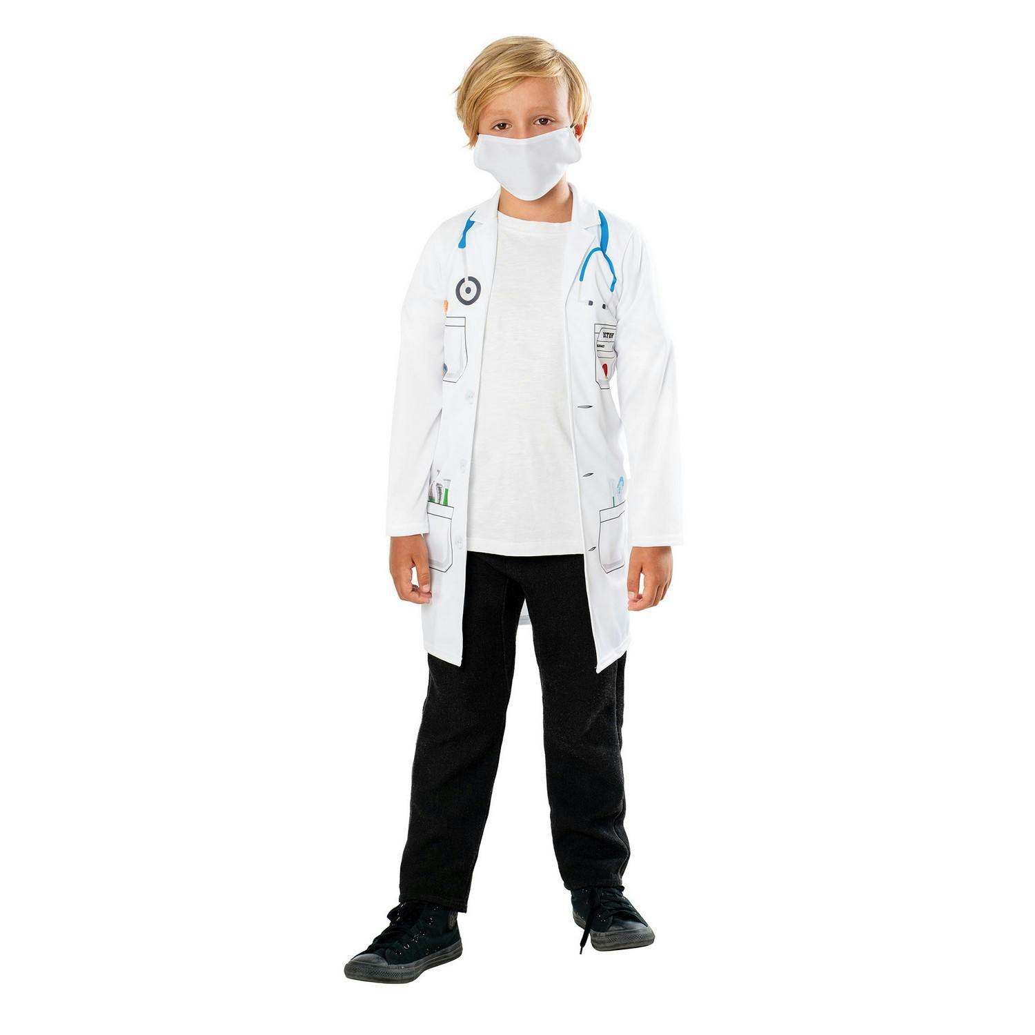 Bristol Novelty White Kids Doctor Costume - 5-6 Years