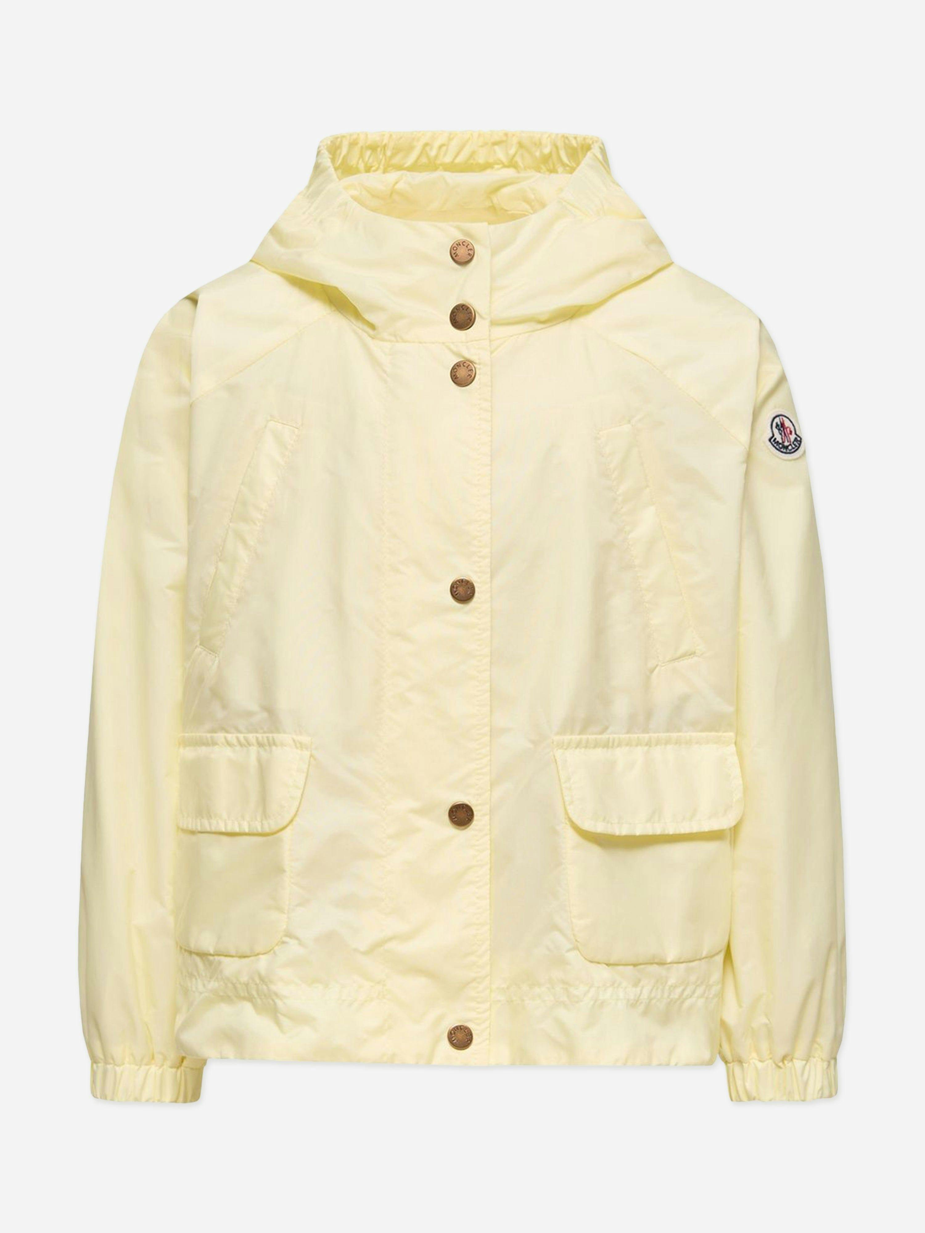 Moncler Enfant Girls Yellow Suher Jacket In - 12 Yrs