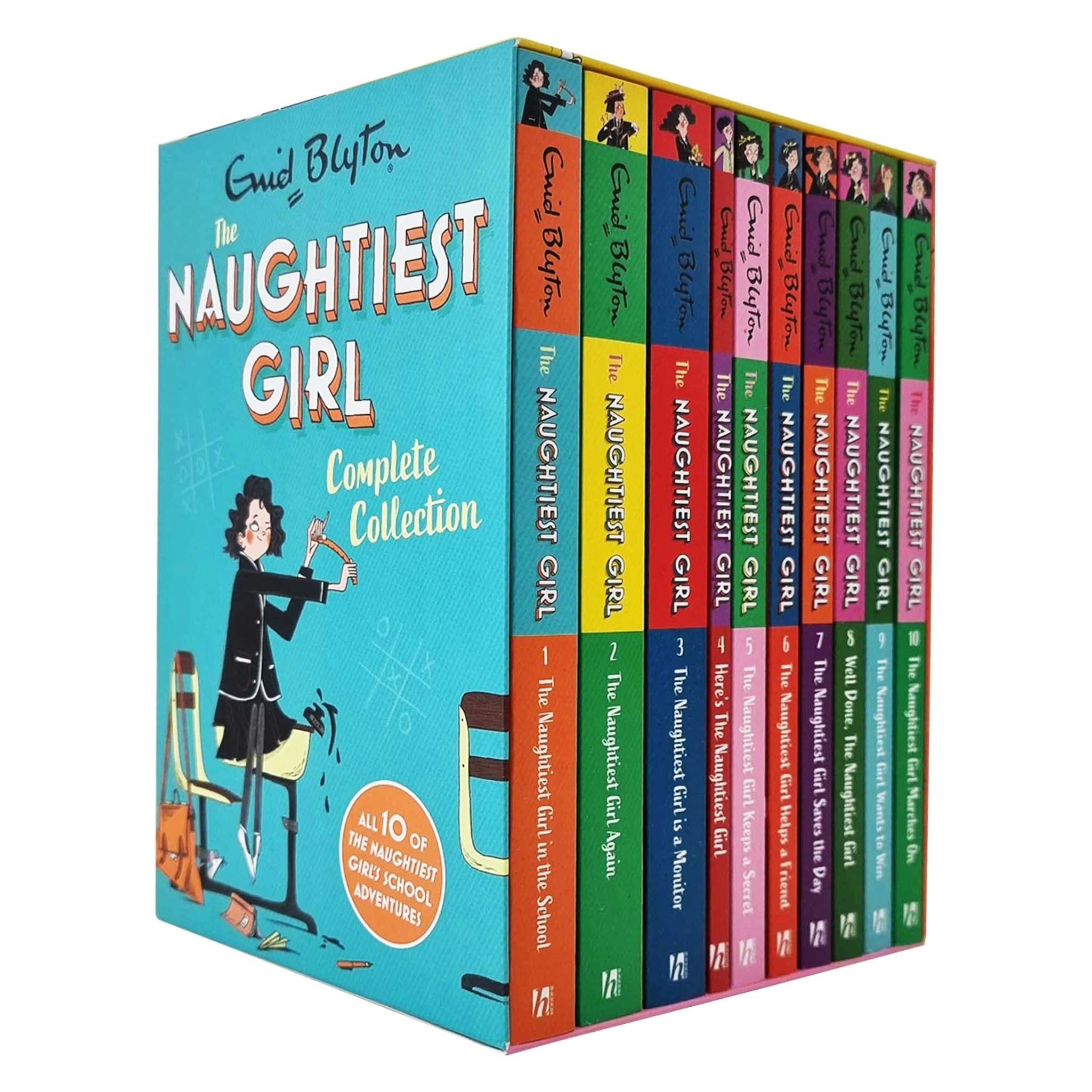 Hodder Girls Enid Blyton The Naughtiest 10 Books Collection Box Set