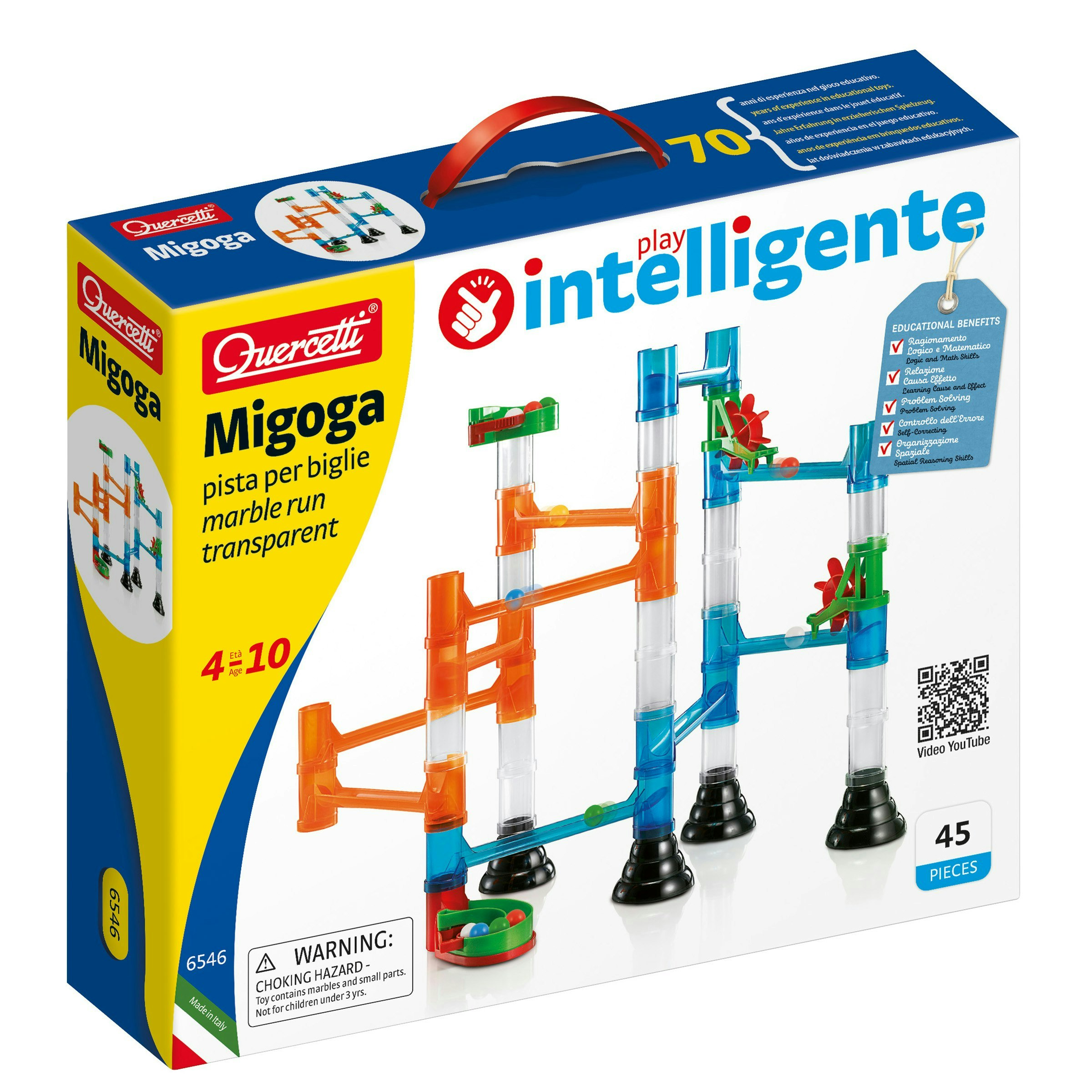 Quercetti Migoga Marble Run Transparent Multi - Image 9