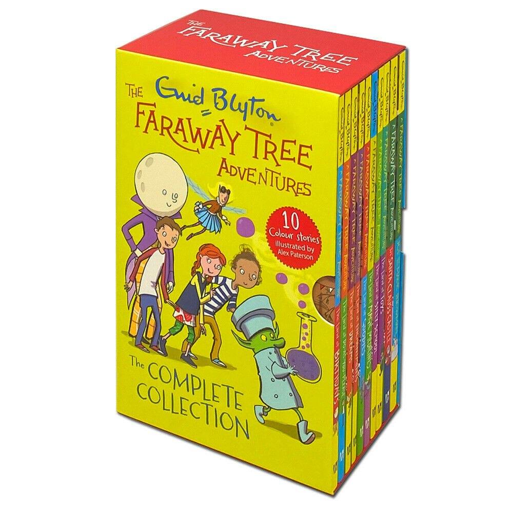 Hodder Enid Blyton The Faraway Tree Adventures Colour Stories Complete Collection 10 Books Box Set
