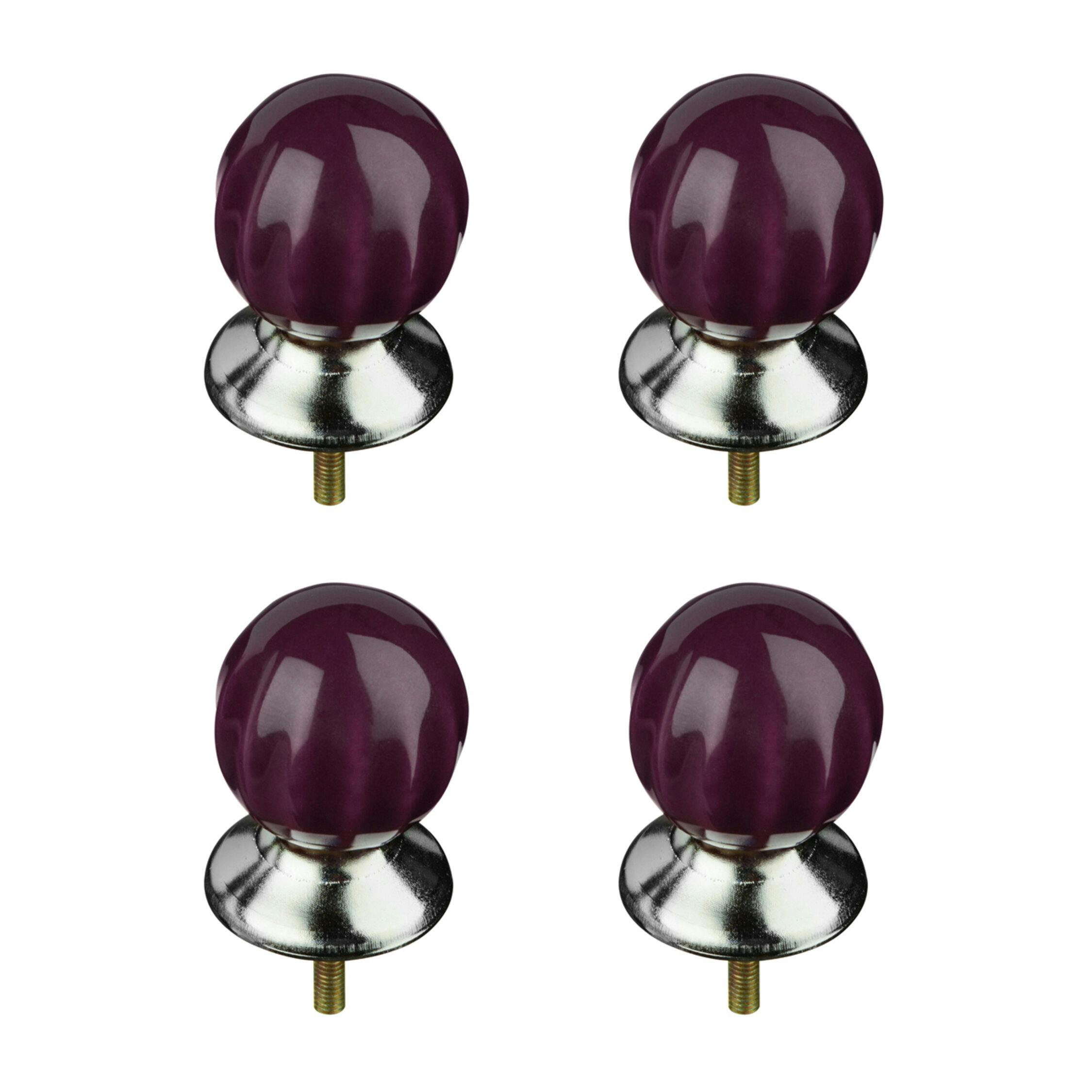 Photos - Furniture Hardware Premier Rackhams Set of 4 Retro Style Drawer Knobs 