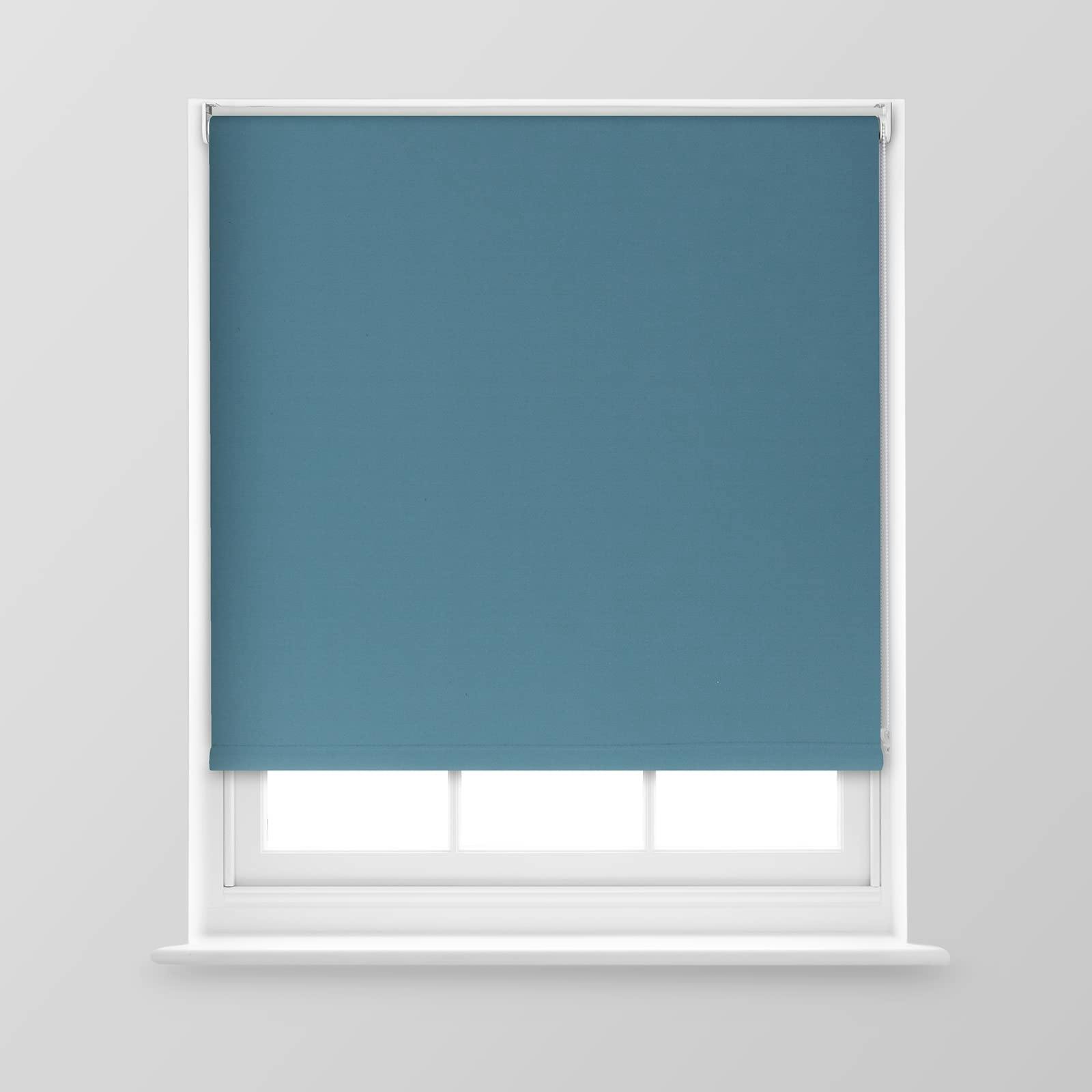 Rackhams Blue Trimmable Blackout Roller Blind - 4Ft - Stone - 120Cm(W) X 170Cm(L)
