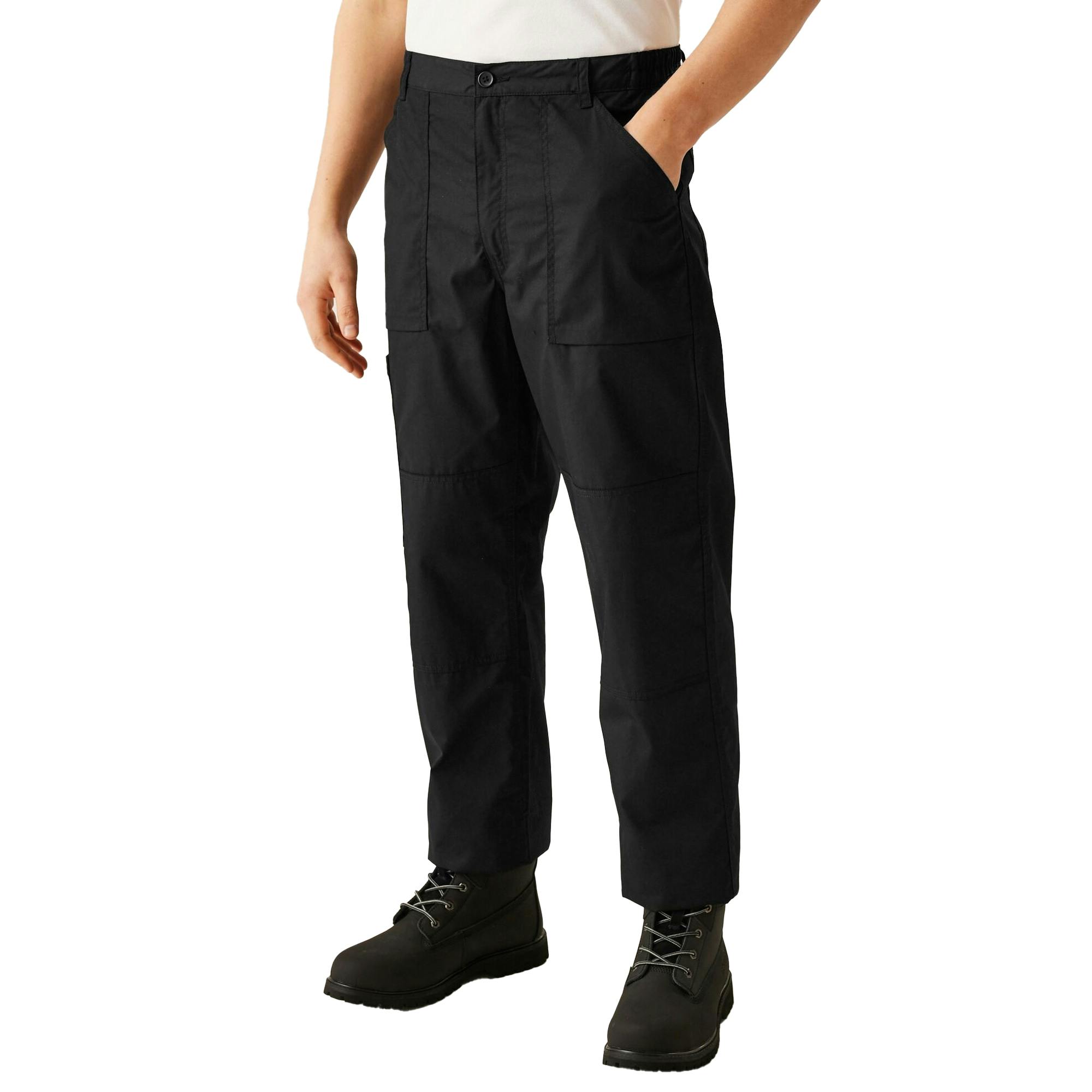 Regatta Men's Black New Lined Action Trouser (Short) / Pants - 42W X Short - 100% Polycotton