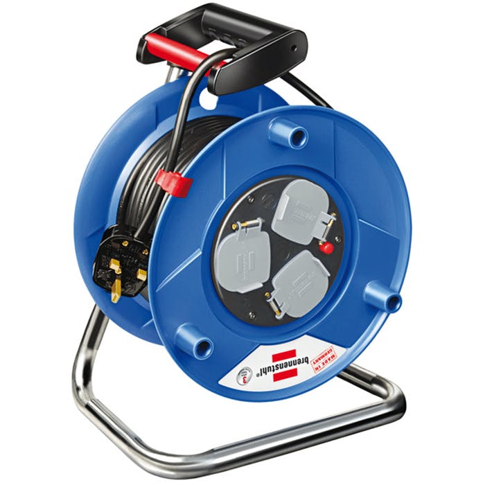 Rackhams Garant 3-Way Socket Outlet Cable Reel 25M Heavy Duty Cable - Image 3