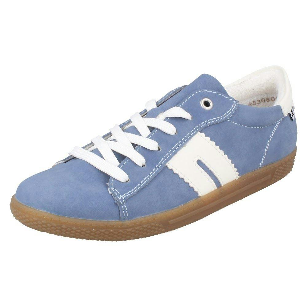 Rieker Women's Blue Lace Up Casual Shoes L9702 - Uk 6.5