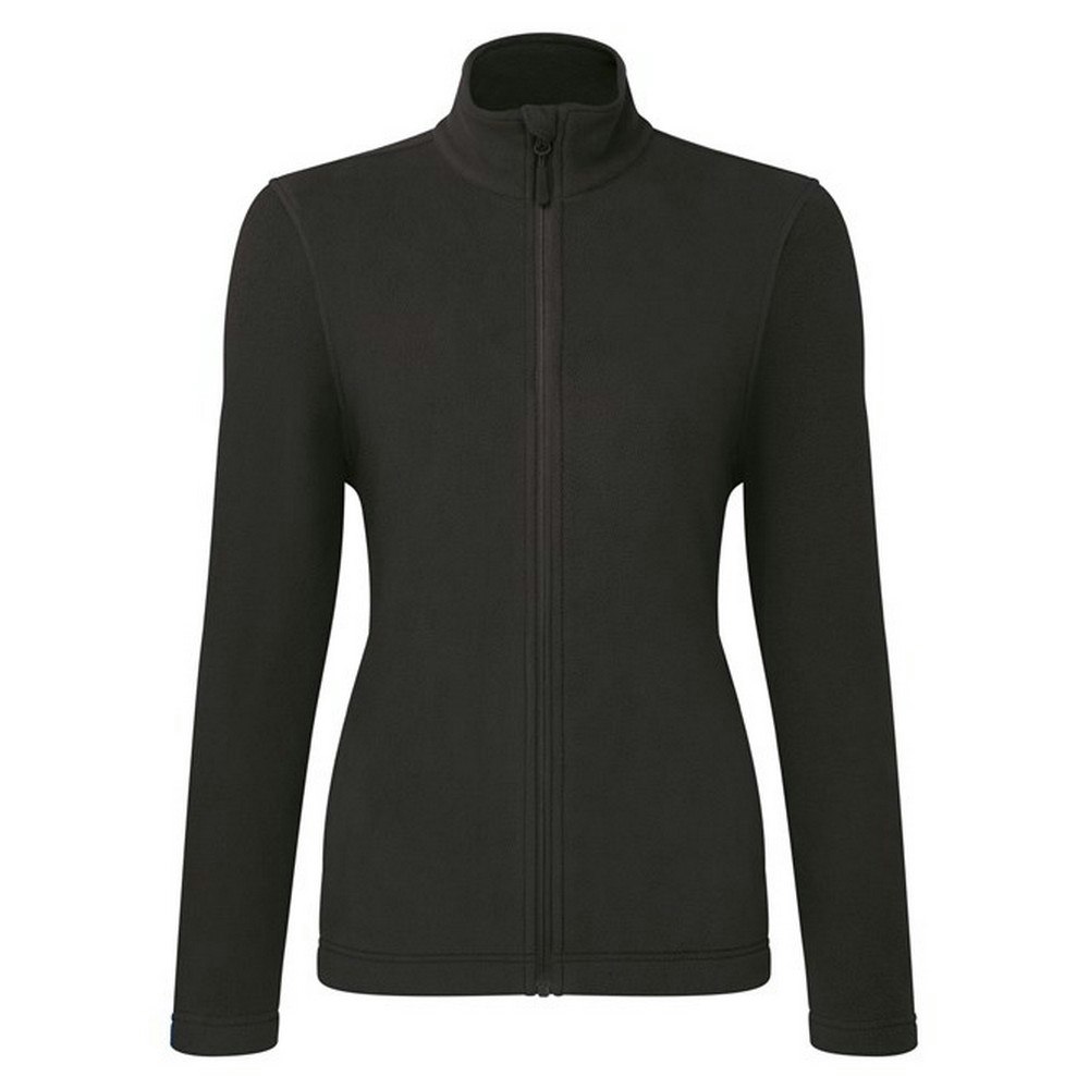 Premier (L, Black) Womens/Ladies Recyclight Full Zip Fleece Jacket - Image 3